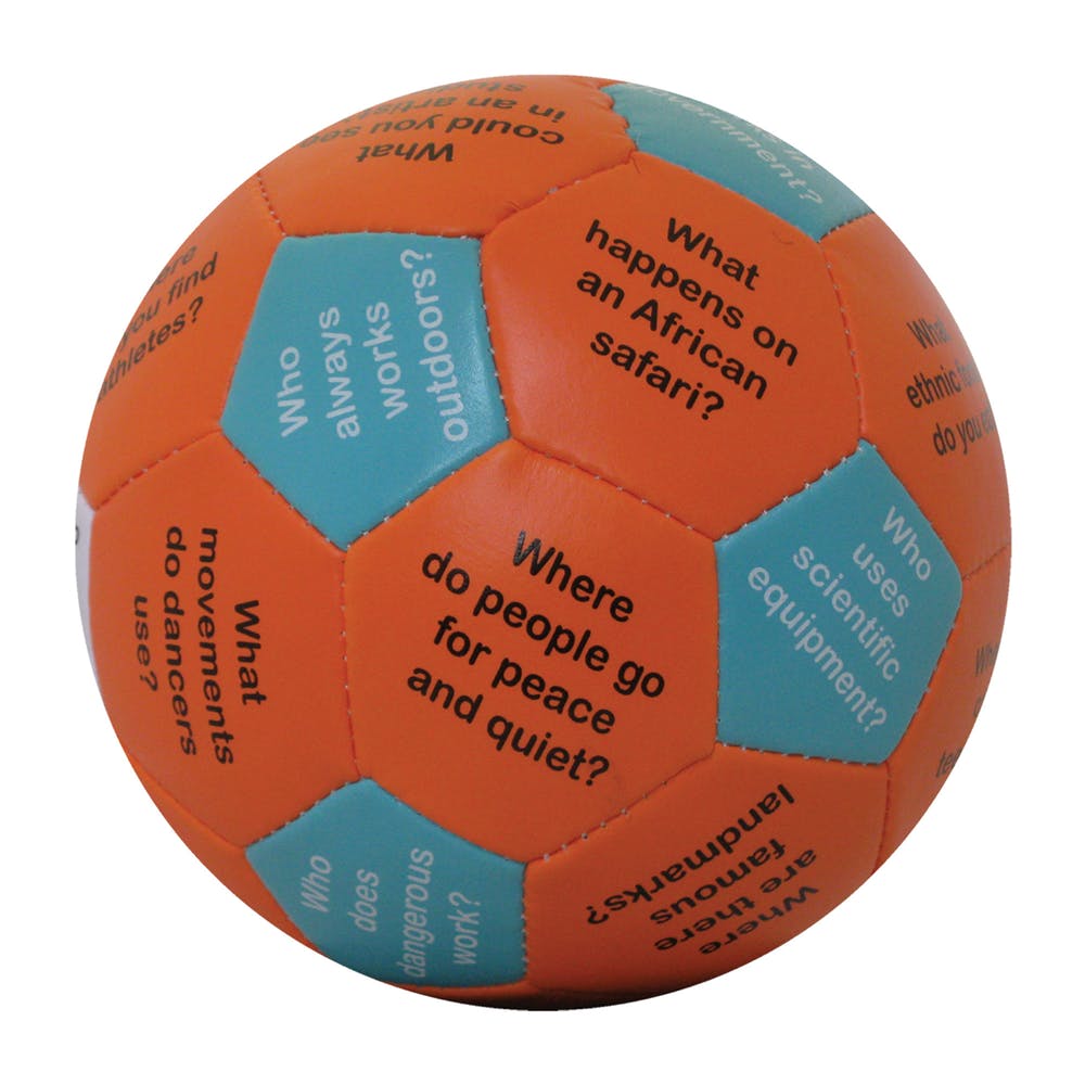 Thumball: People Places and Things - Orange Blue 4"