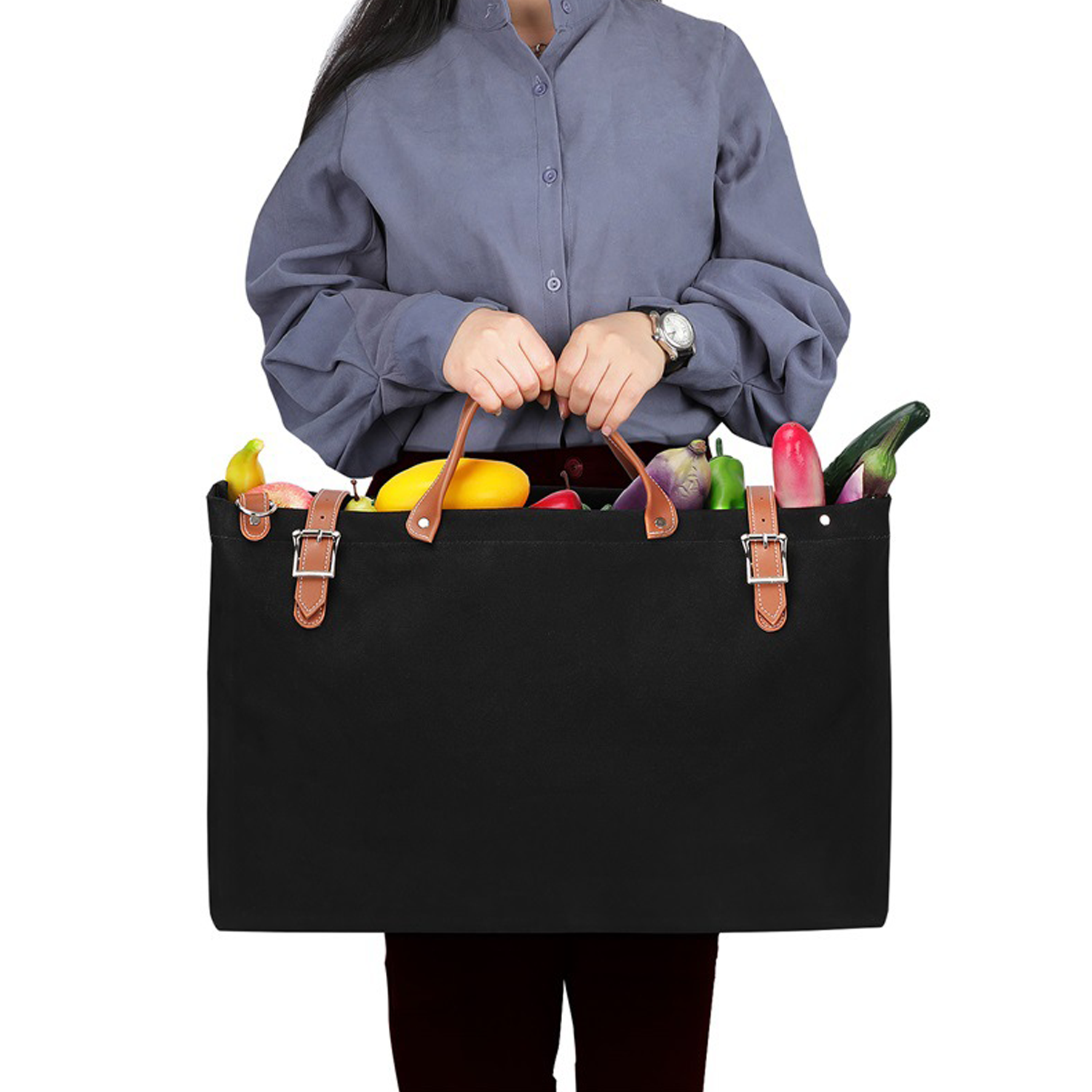 Large Capacity Work Tote Bags, custom tote bag with logo imprint 8