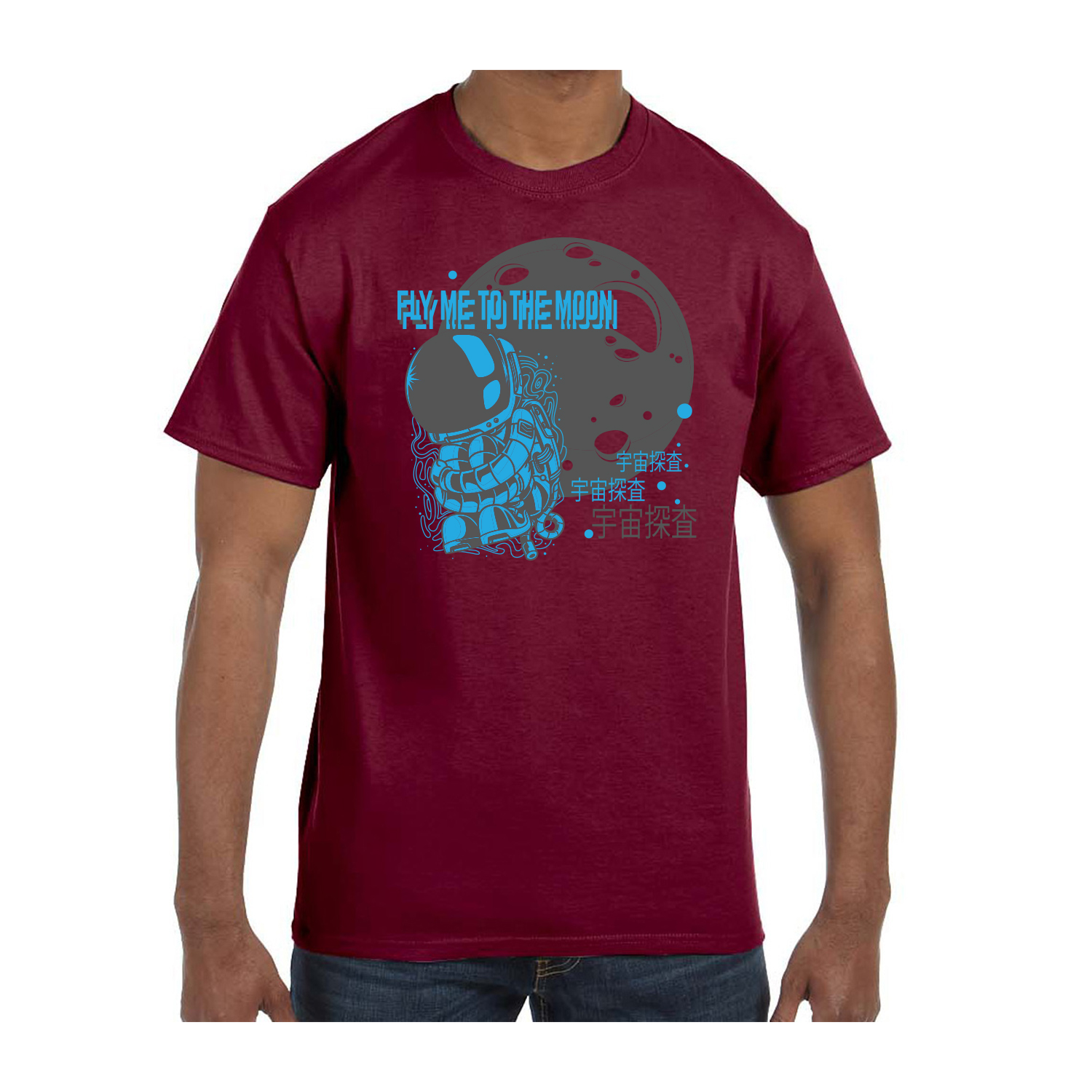 Gildan™ 5.3 oz Cotton Pre-Shrunk T-Shirt (2 Color Imprint) 10