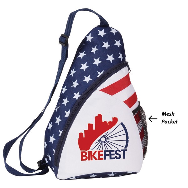 Patriotic Sling Backpack 2