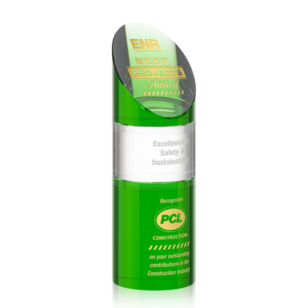 Atlantis Stacker Award - Green 18