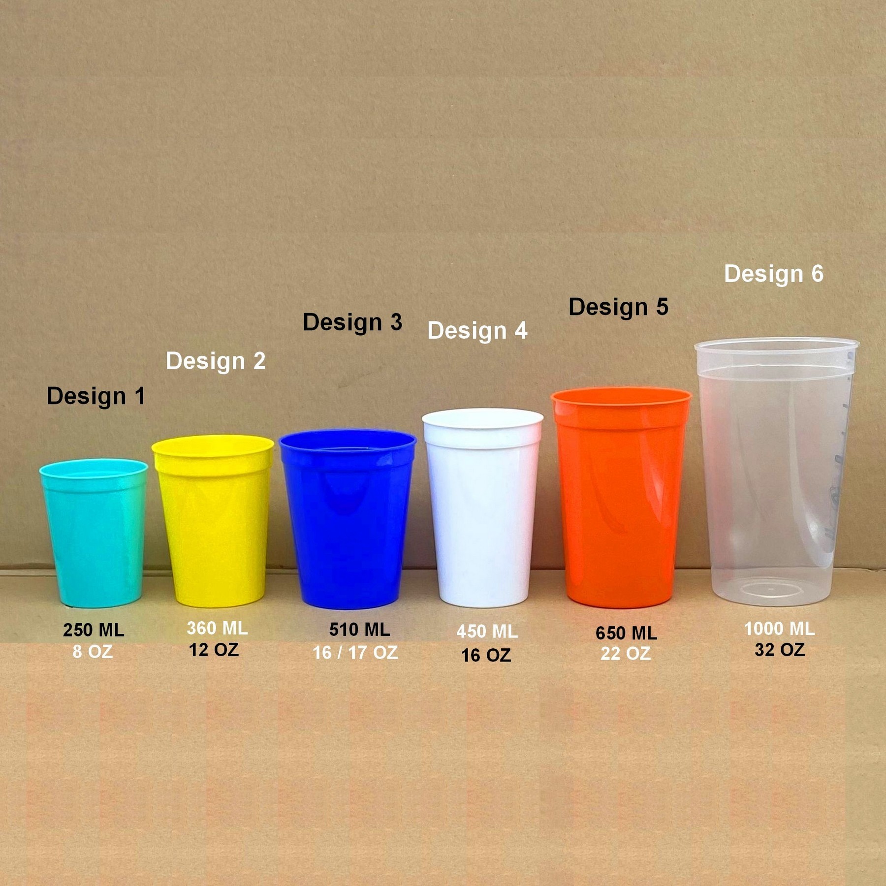 16Oz Plastic Stadium Cup 2