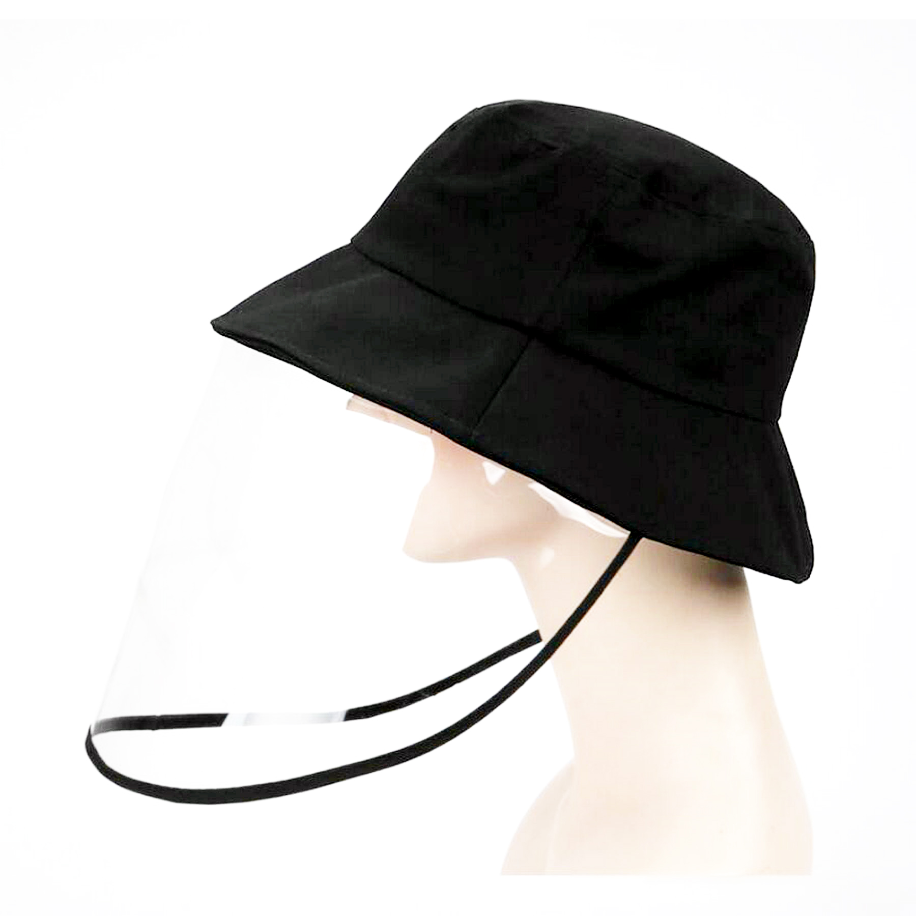 Bucket Cap with Clear Masks 2