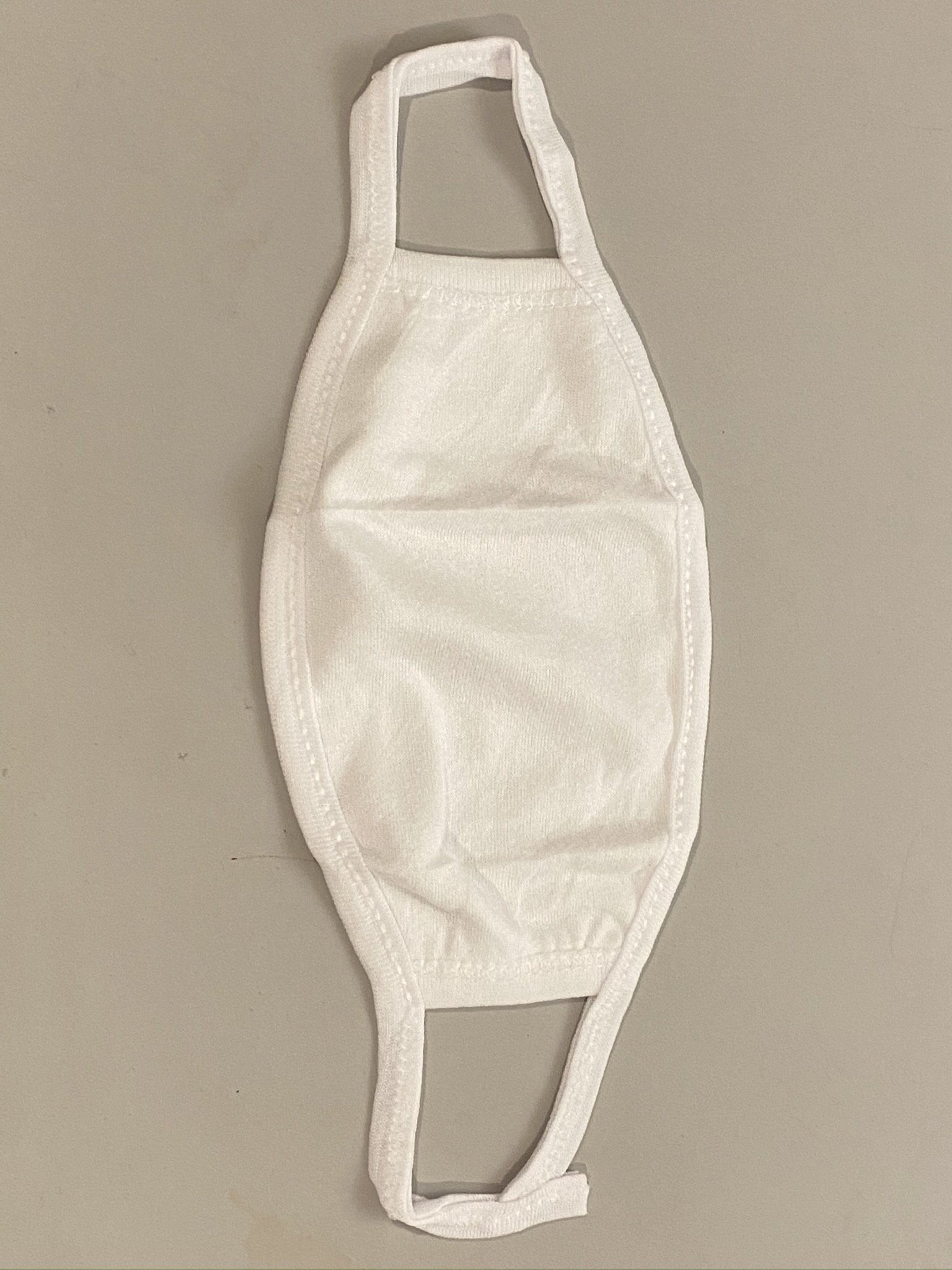 White Reusable Custom Face Mask 5