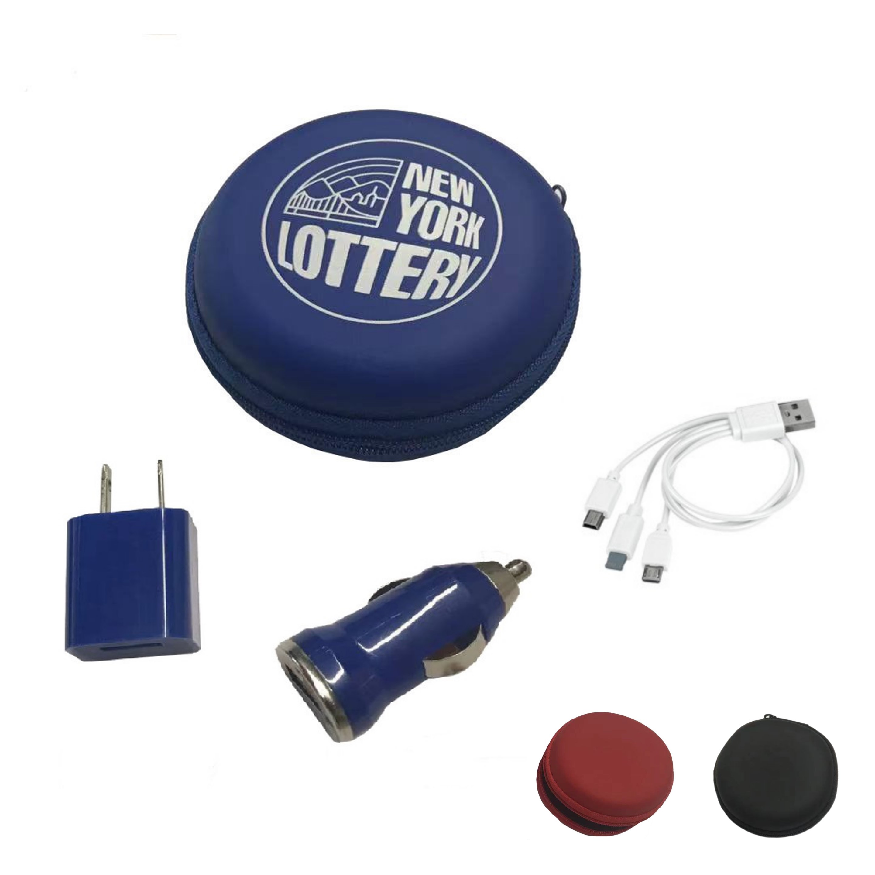 Round Case 3 in 1 Charging Set 2