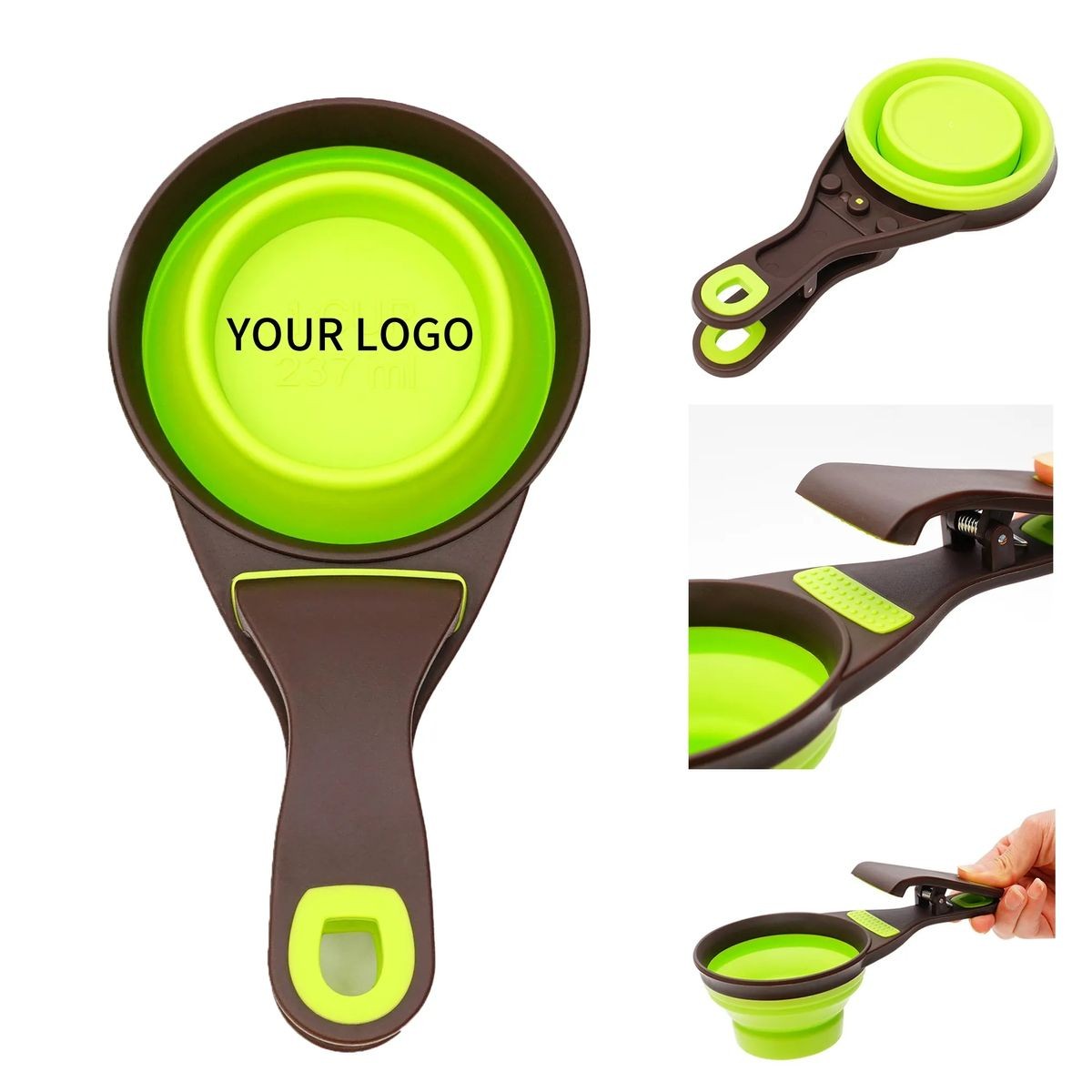 Portable Pet Food Measuring Spoon with Clip 2