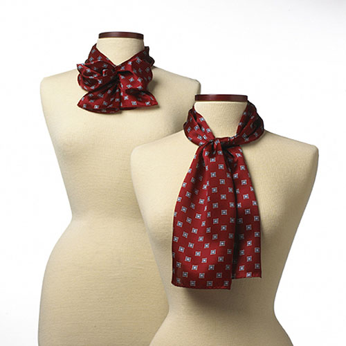Red Vasari Polyester Scarf - 8"x45" 2