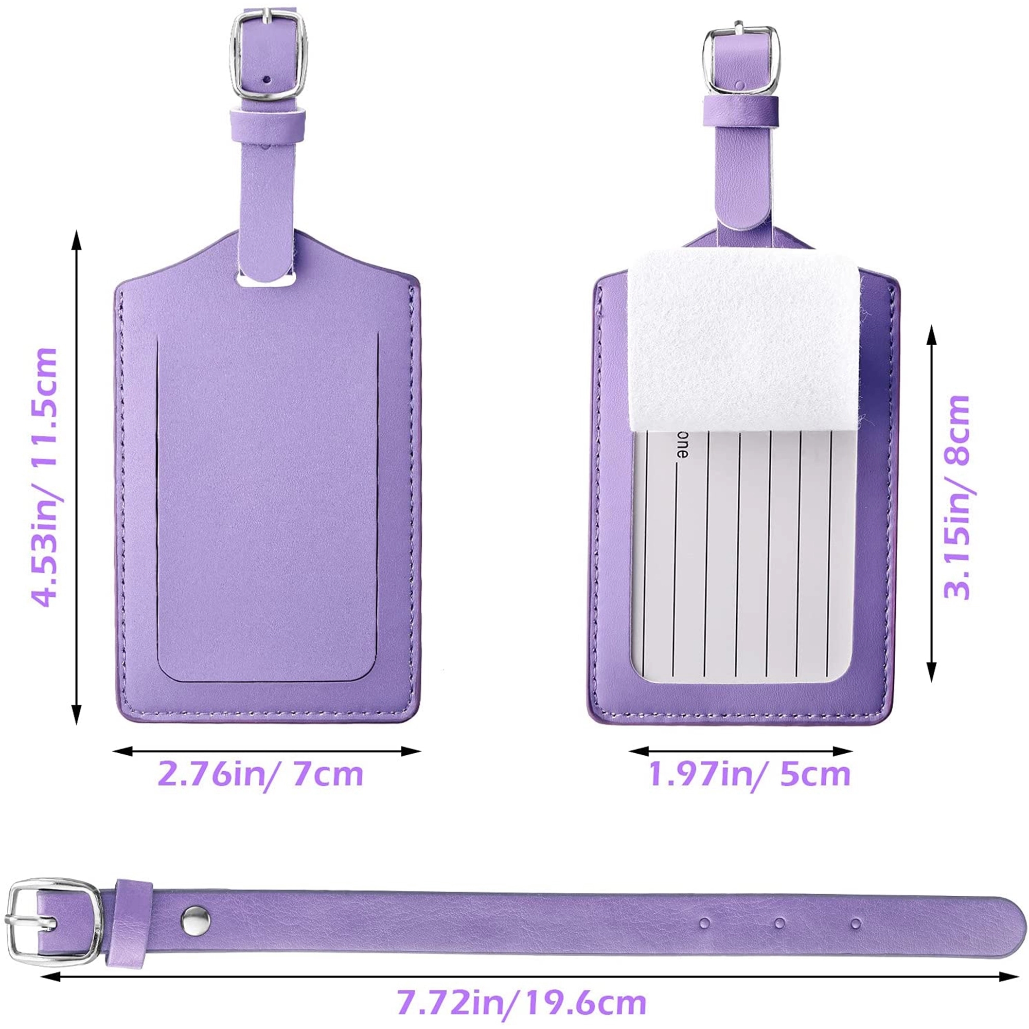 PU Leather Suitcase Tag 3
