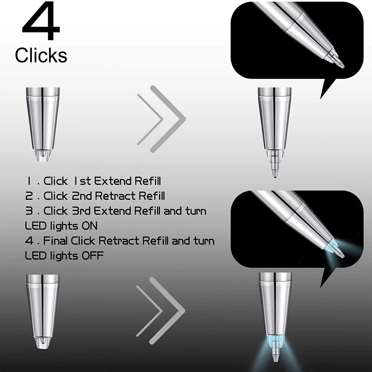 LED Flightlight Pen For Writting 2
