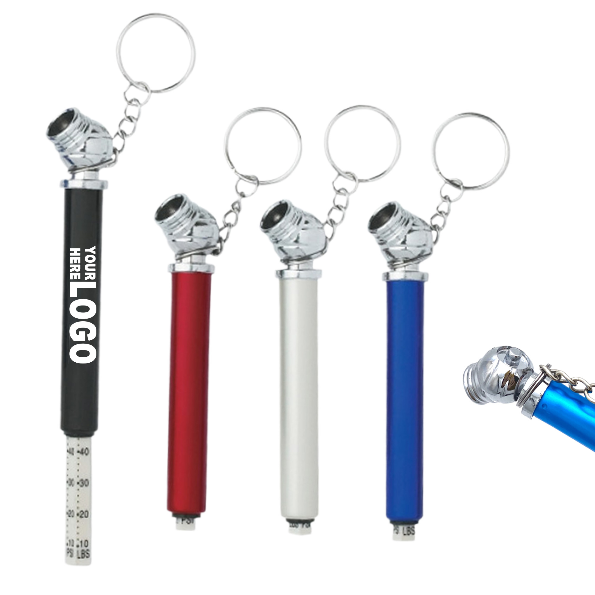 Compact Tire Pressure Keychain 2