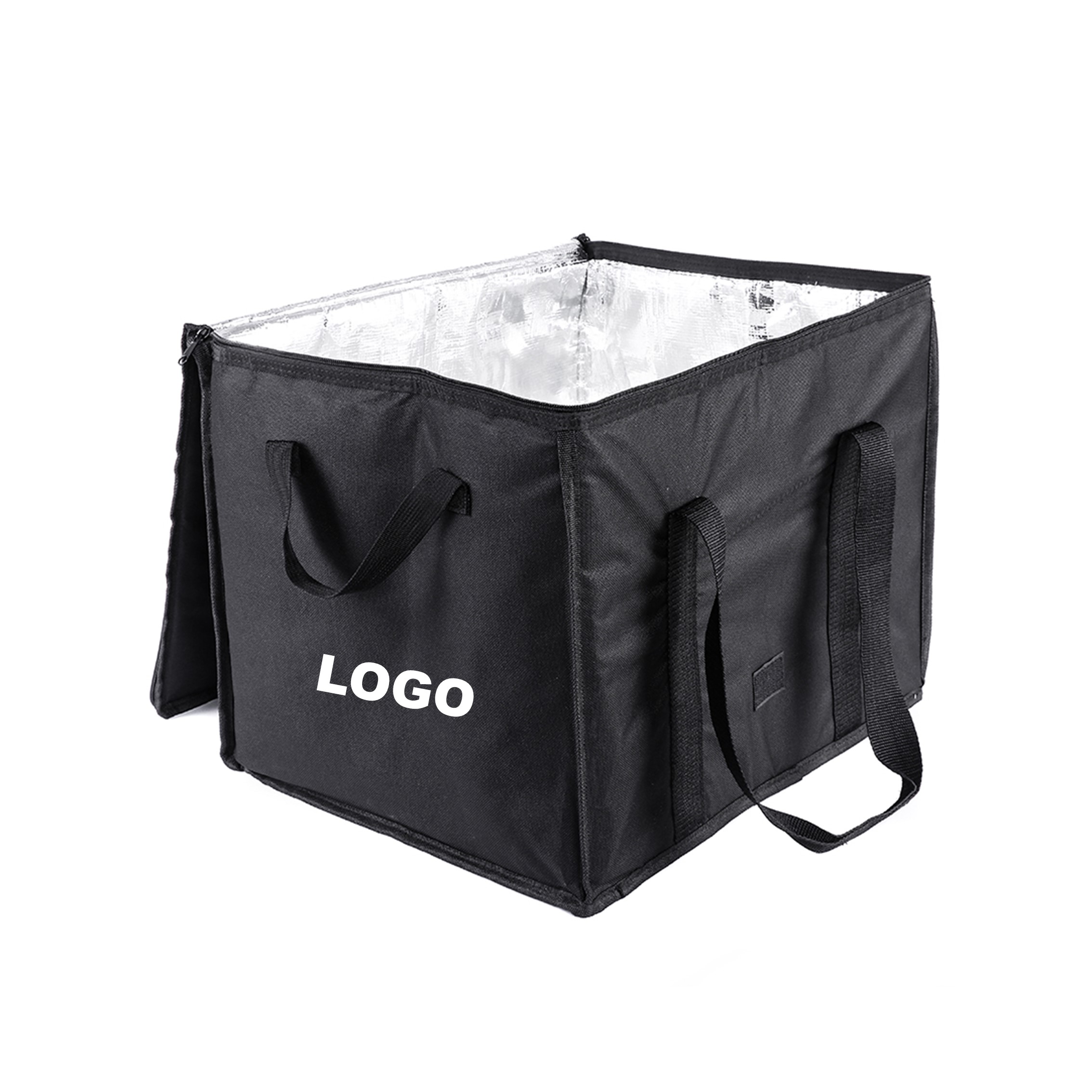 Custom Logo Printed Insulated Heavy Duty Food Delivery Coolers Bag 4