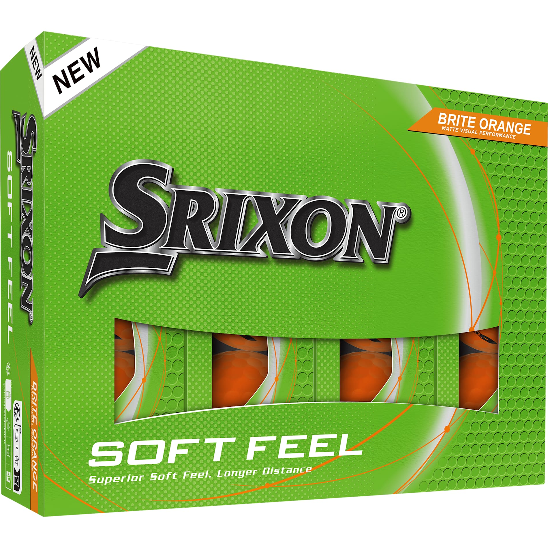 Srixon Soft Feel BRITE Golf Balls - 12 Pack 2