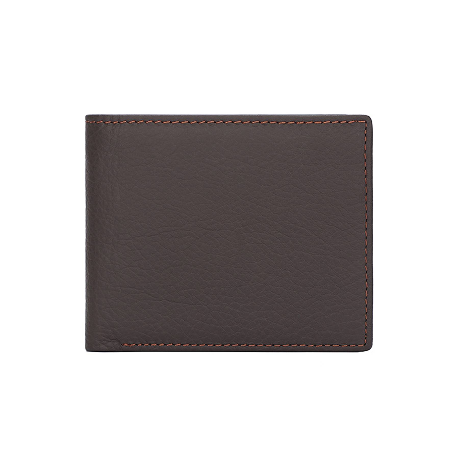 Mens Genuine Leather Bifold Credit Card Bag 3