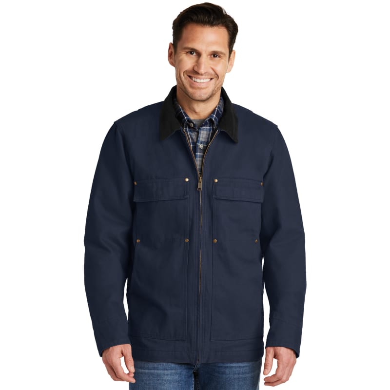 CornerStone Washed Duck Cloth Chore Coat. 6