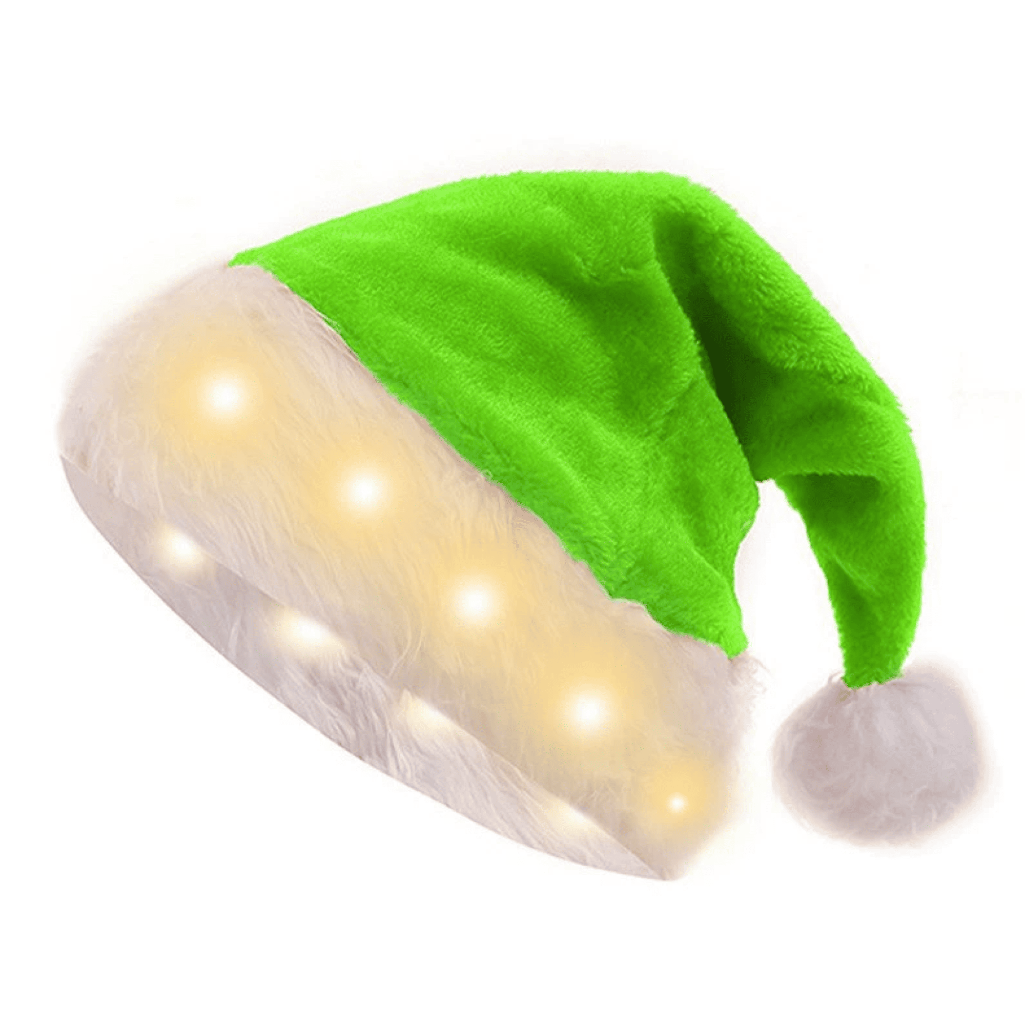 Light-Up LED Christmas Felt Flashing Cap 4
