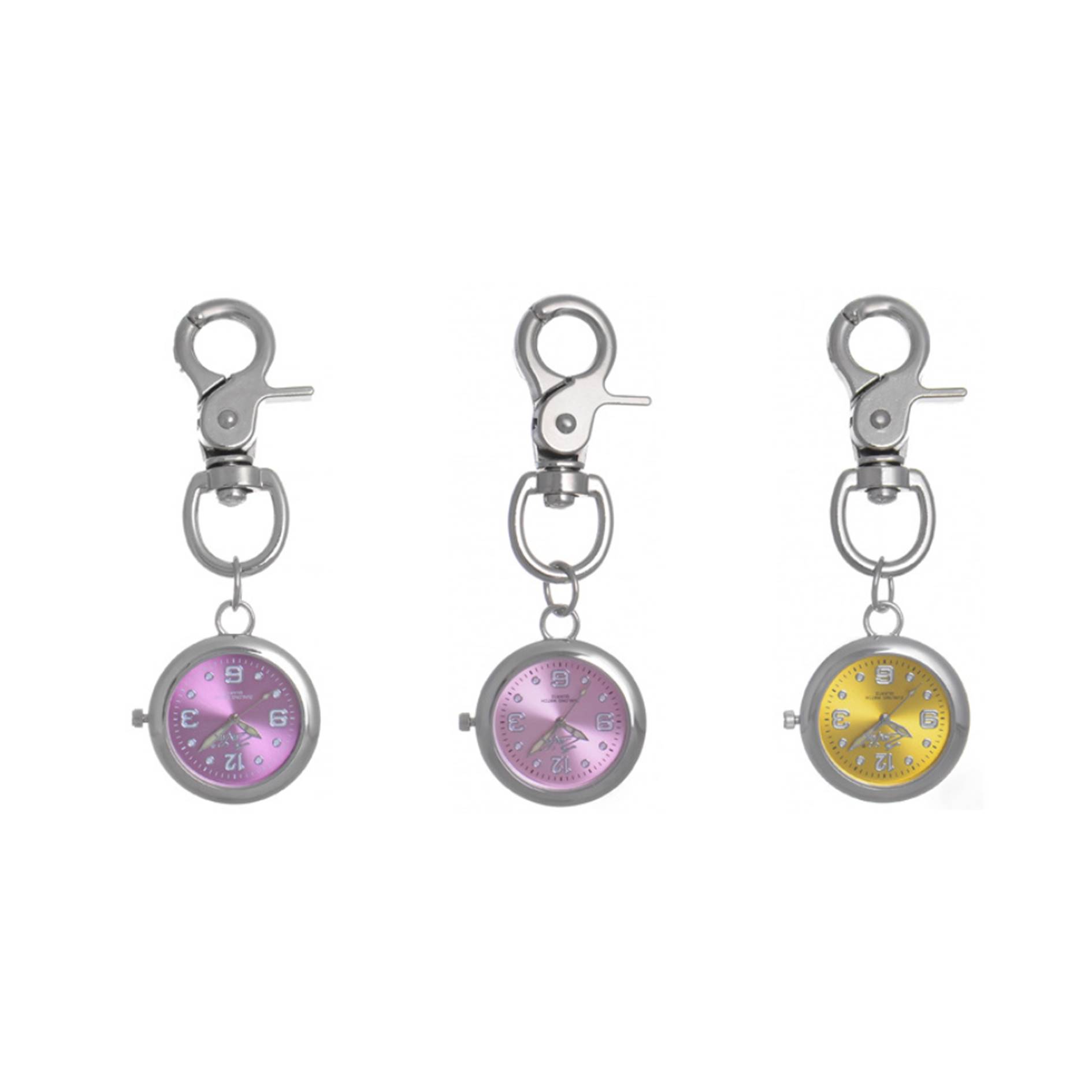 Stainless Steel Keychain Pocket Nurse Watch 2
