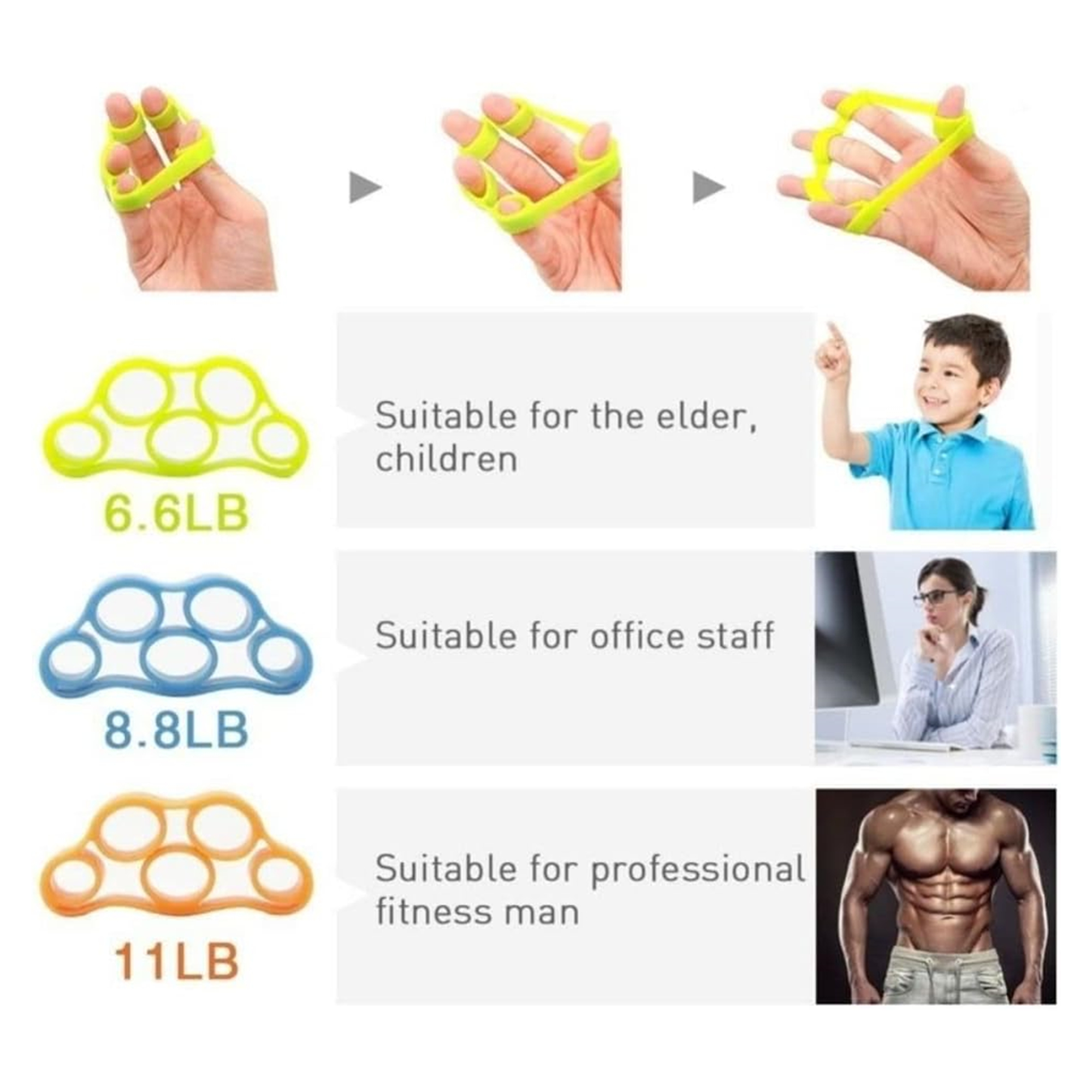 Hand Grip For Finger Fitness 4