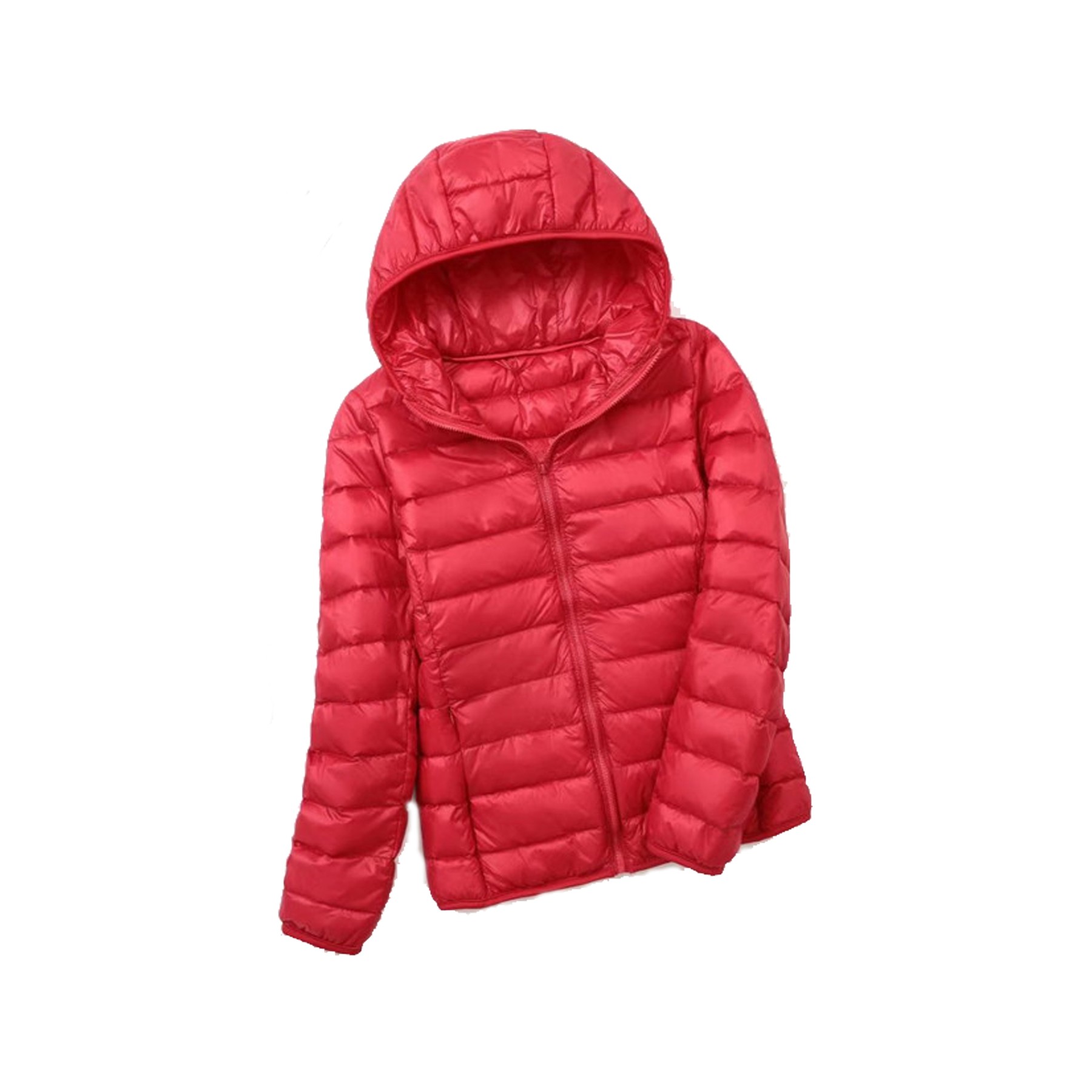 Women Hooded Short Down Jacket 8