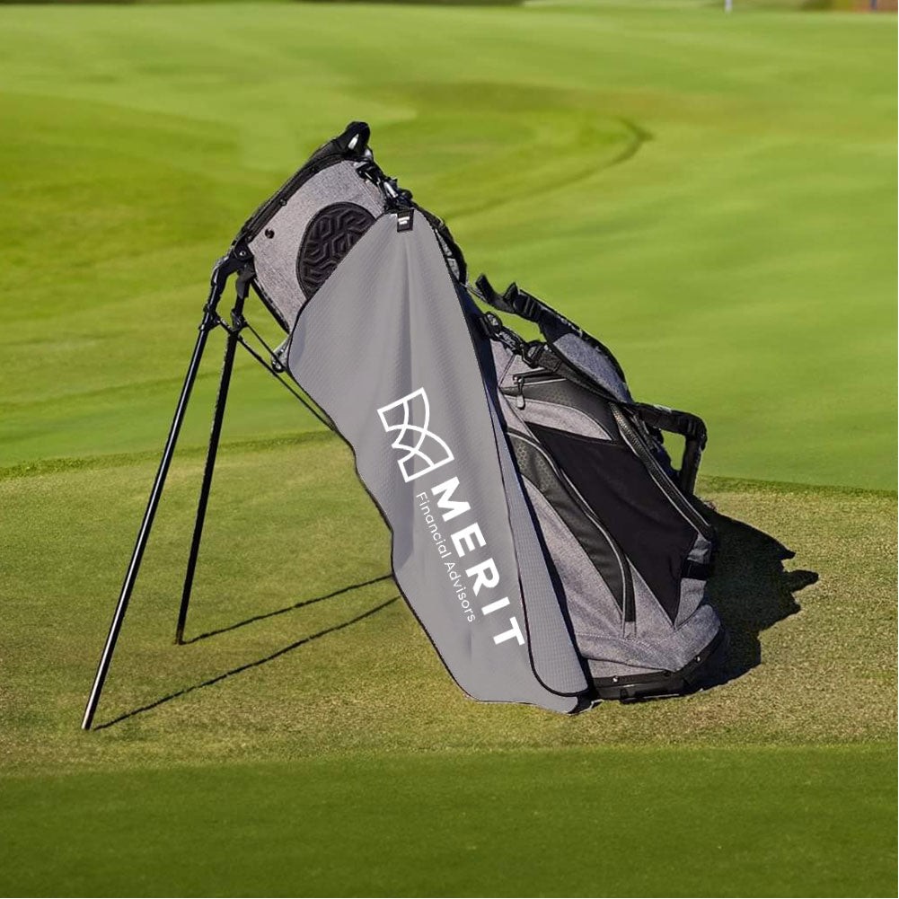 Sublimated Waffle Texture Magnetic Golf Towel 1