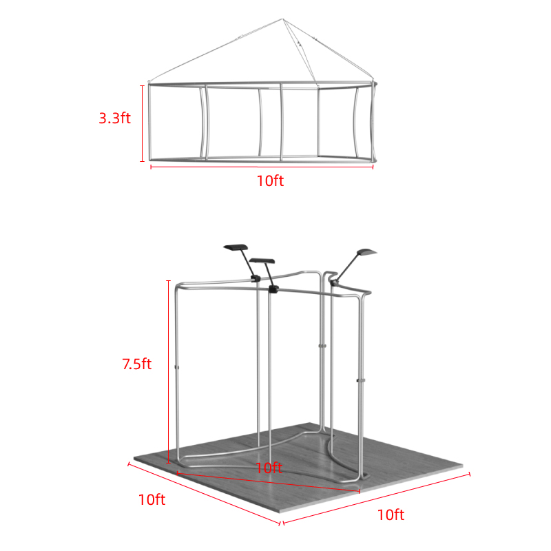 10'x10' Tradeshow Booth Kit - K Kit 4