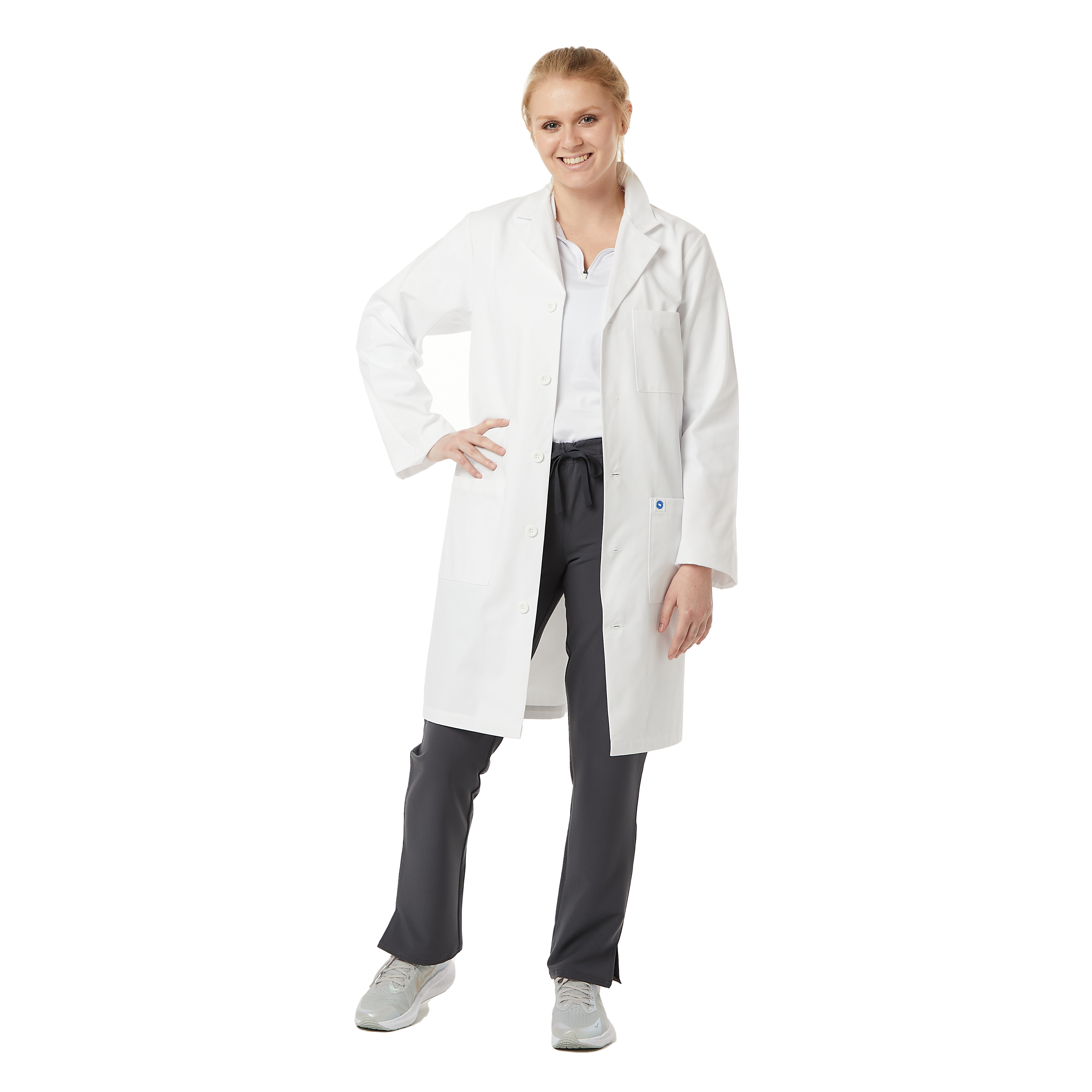 40" Twill Antimicrobial Lab Coat 2