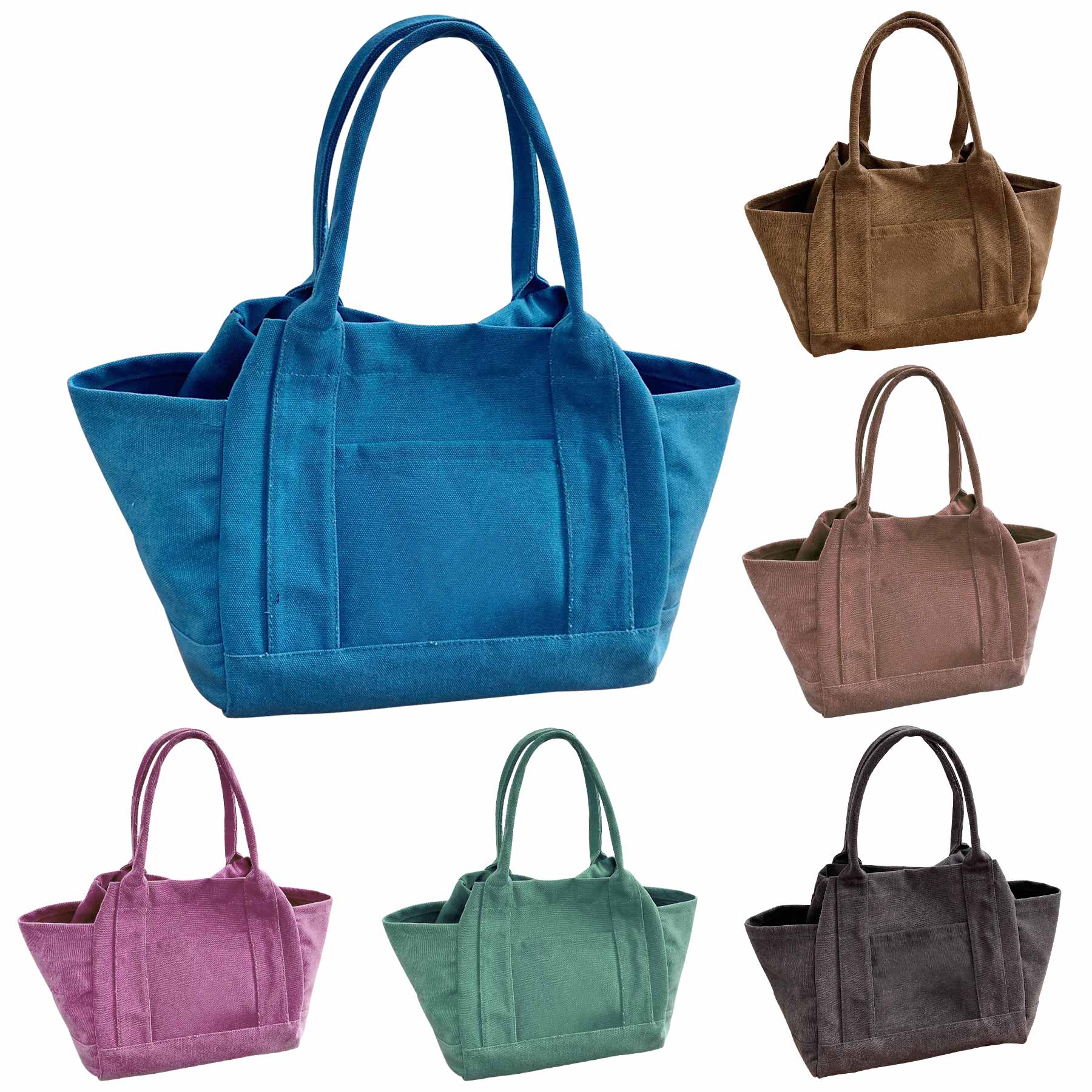 Canvas Handle Tote Bags, custom tote bag with logo imprint 1