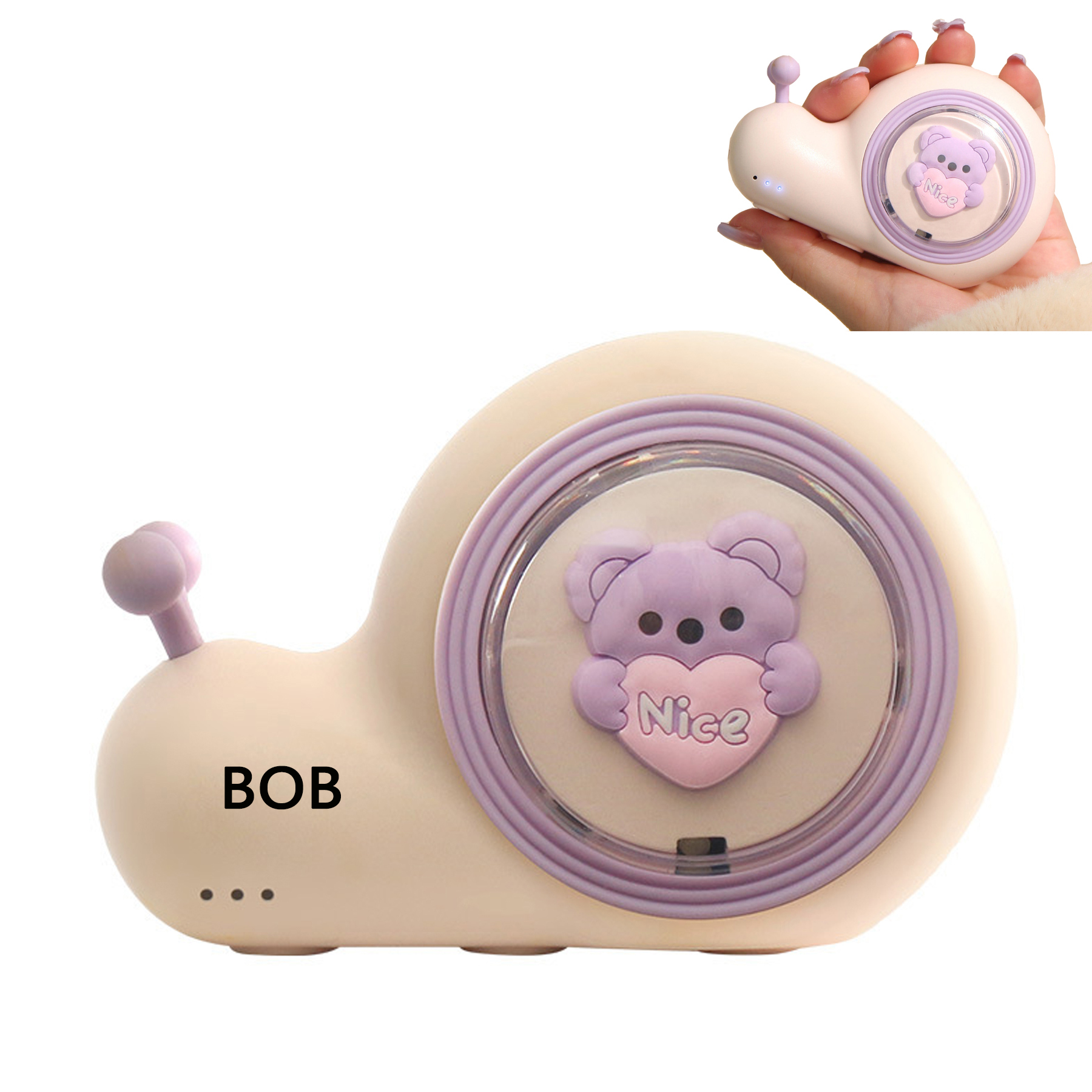 Snail Shaped USB Rechargeable Hand Warmer