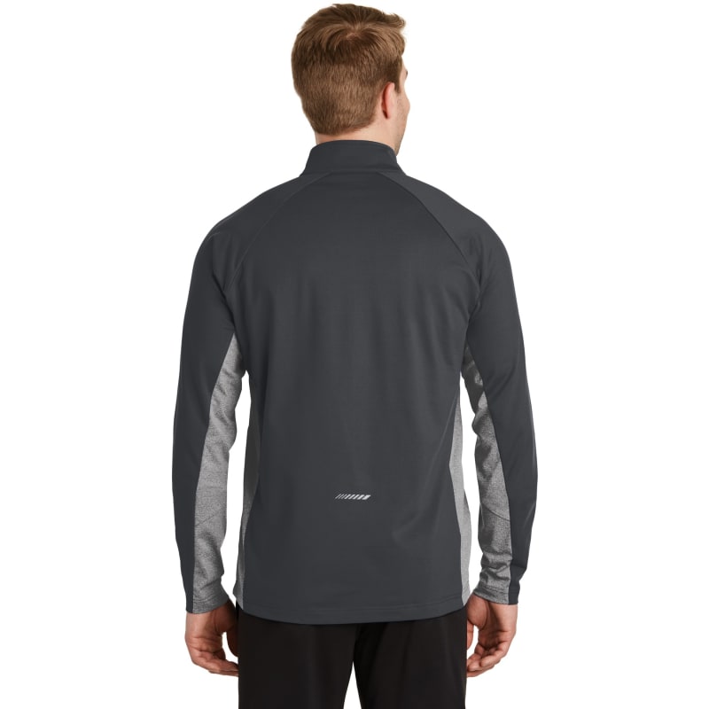 Sport-Tek Sport-Wick Stretch Contrast 1/4-Zip Pullover. 10