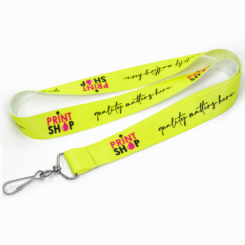 Fluorescent Neon Full Color Lanyards 3