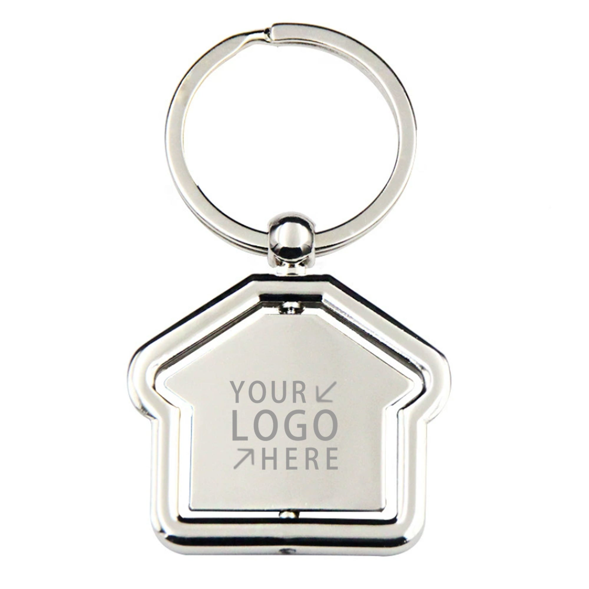 Metal House Keychain 2