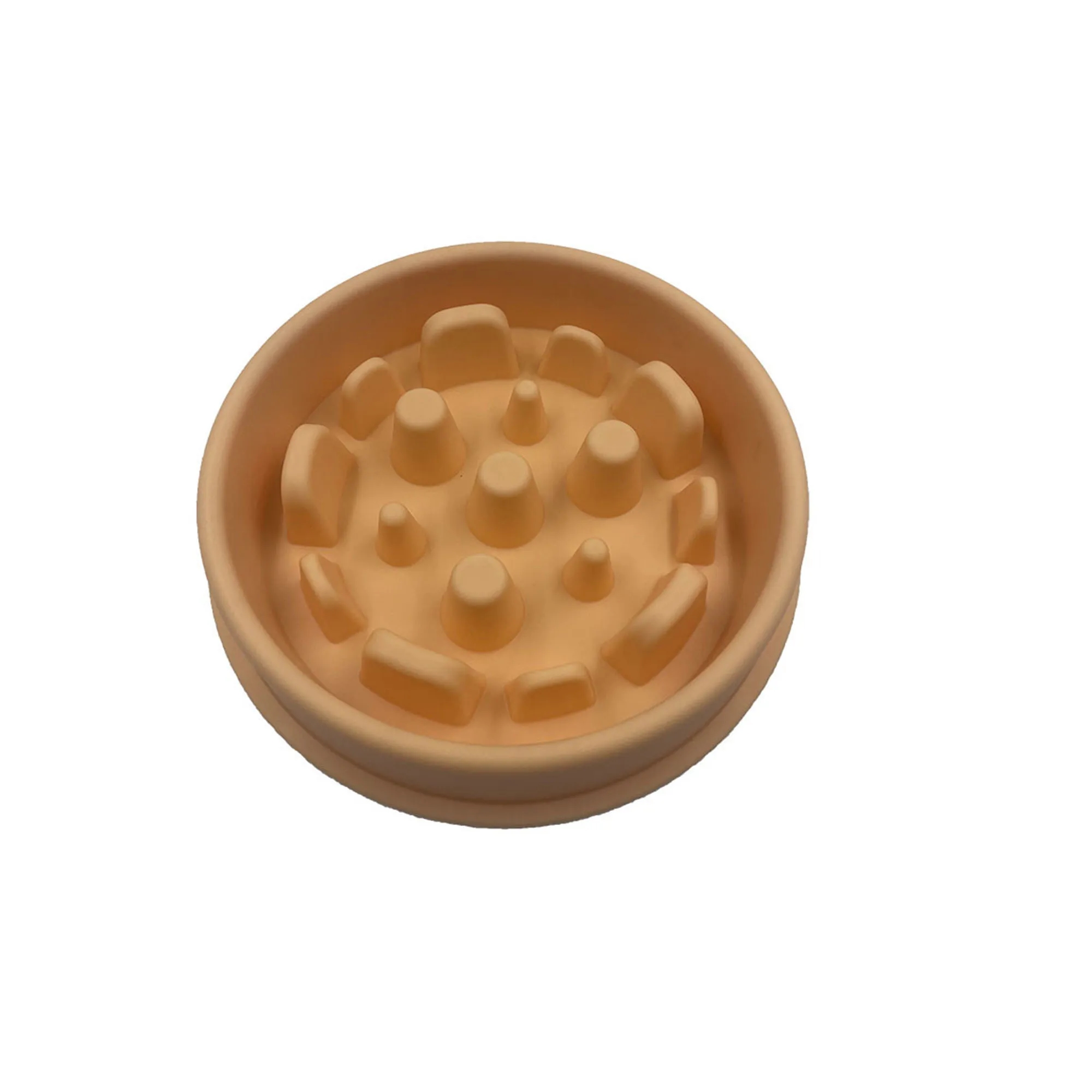 Anti-Choke Slow Feeder Pet Bowl 8.75"x8.75"x2.25" 2