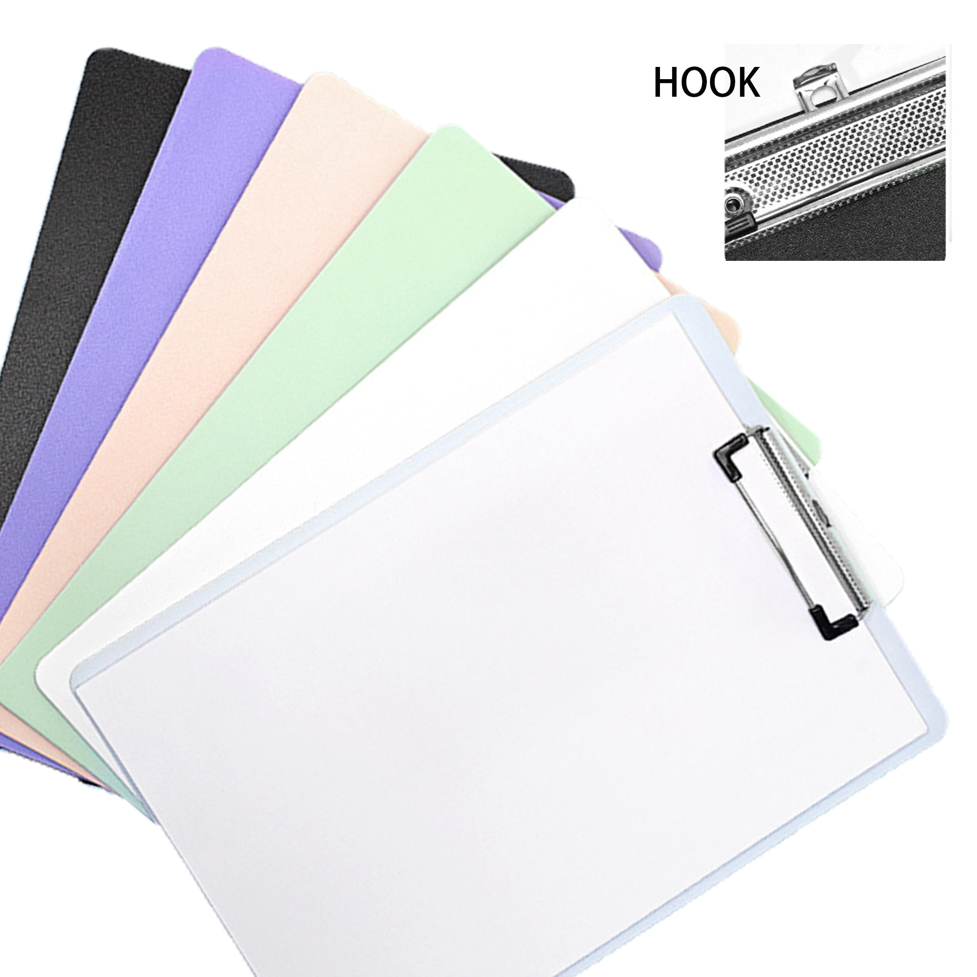 Multi Color A4 PP Plastic Clipboard For Office And School Use 3