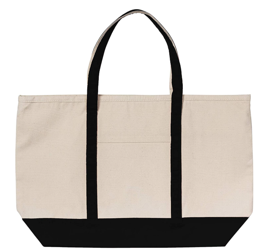Custom Cotton Canvas Bag for Shopper, custom tote bag with logo imprint 4