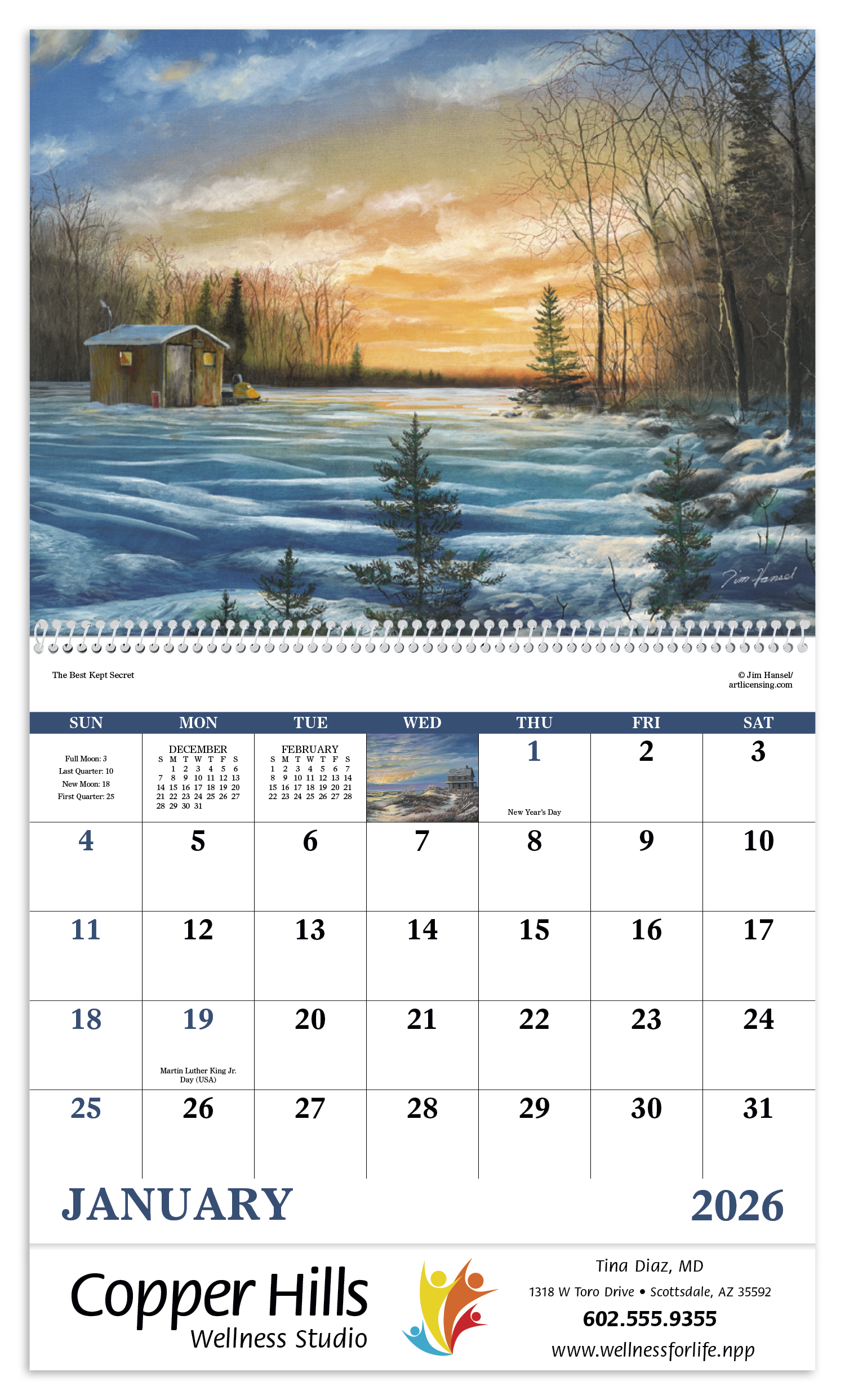 Good Value™ Scenic Memories - Spiral Calendar 44