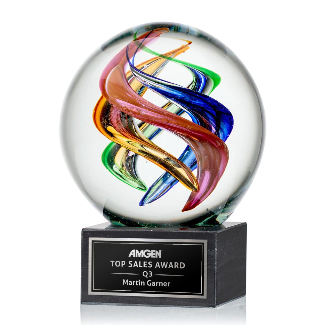 Galileo Award on Square Marble Base 1