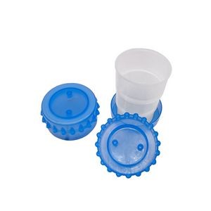 Innovative Cap Shaped Collapsible Plastic Cup 14