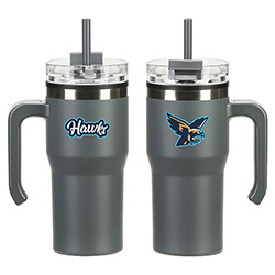 Outback 20 oz Stainless Steel/Polypropylene Mug with Lid and Straw 13