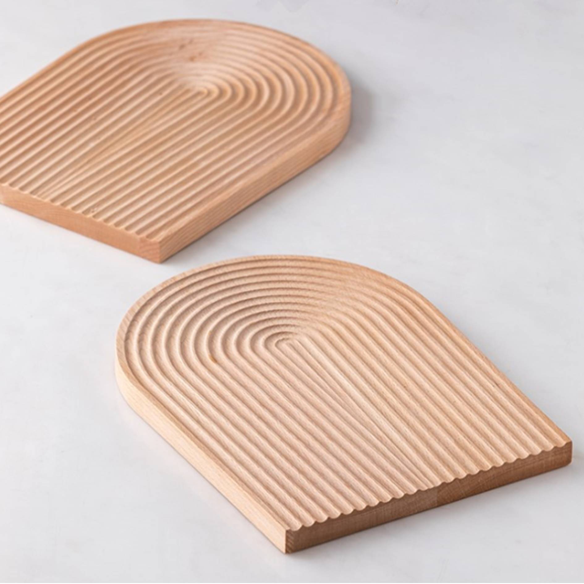 Wood Coffee Bread Serving Tray 2