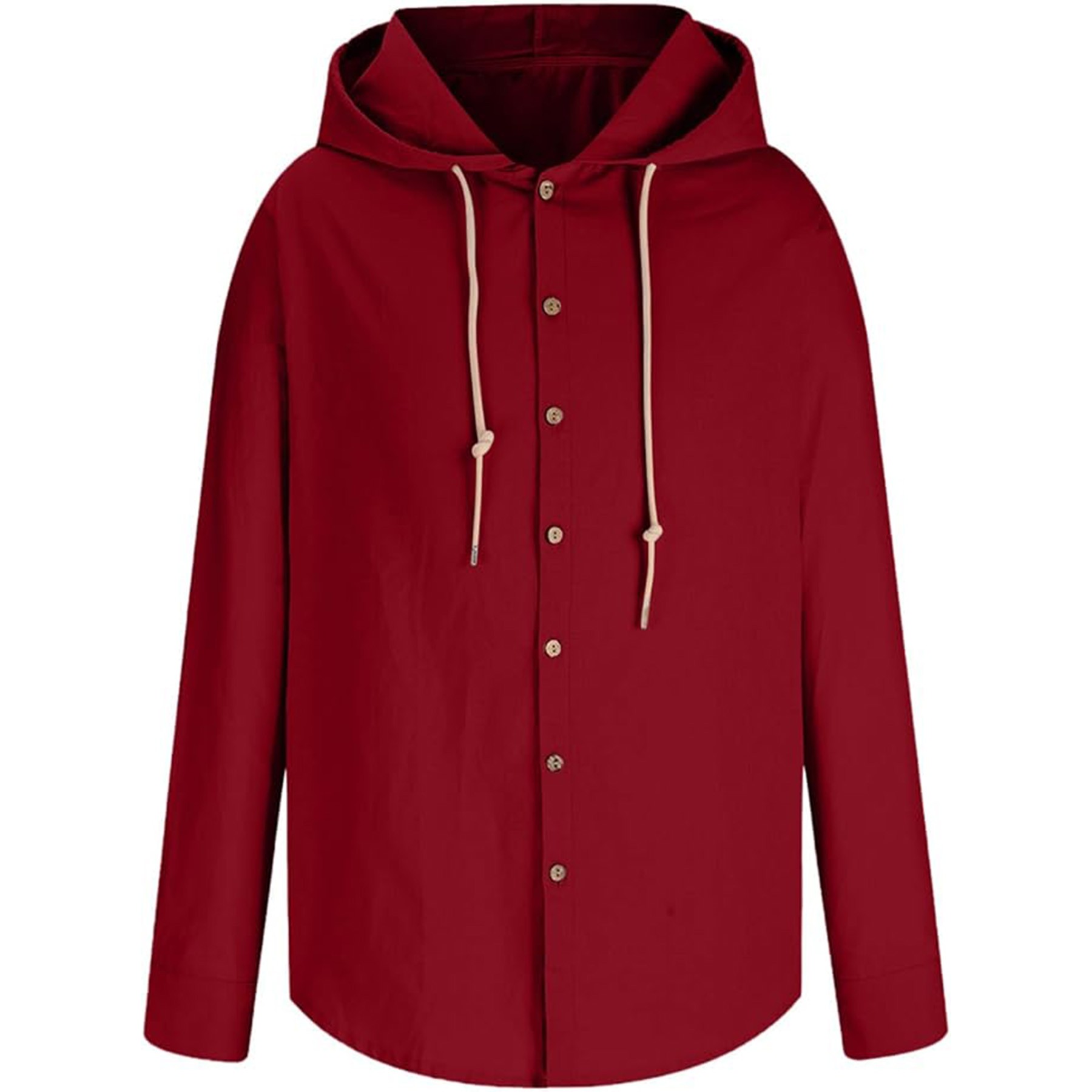 Long Sleeve Hooded Shirt, custom hoodie or sweatshirt with logo imprint 1