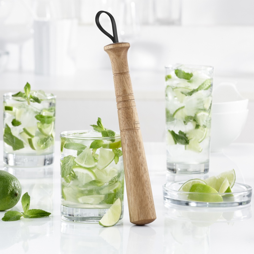 Trudeau Wood Cocktail Muddler - 8 1/2"