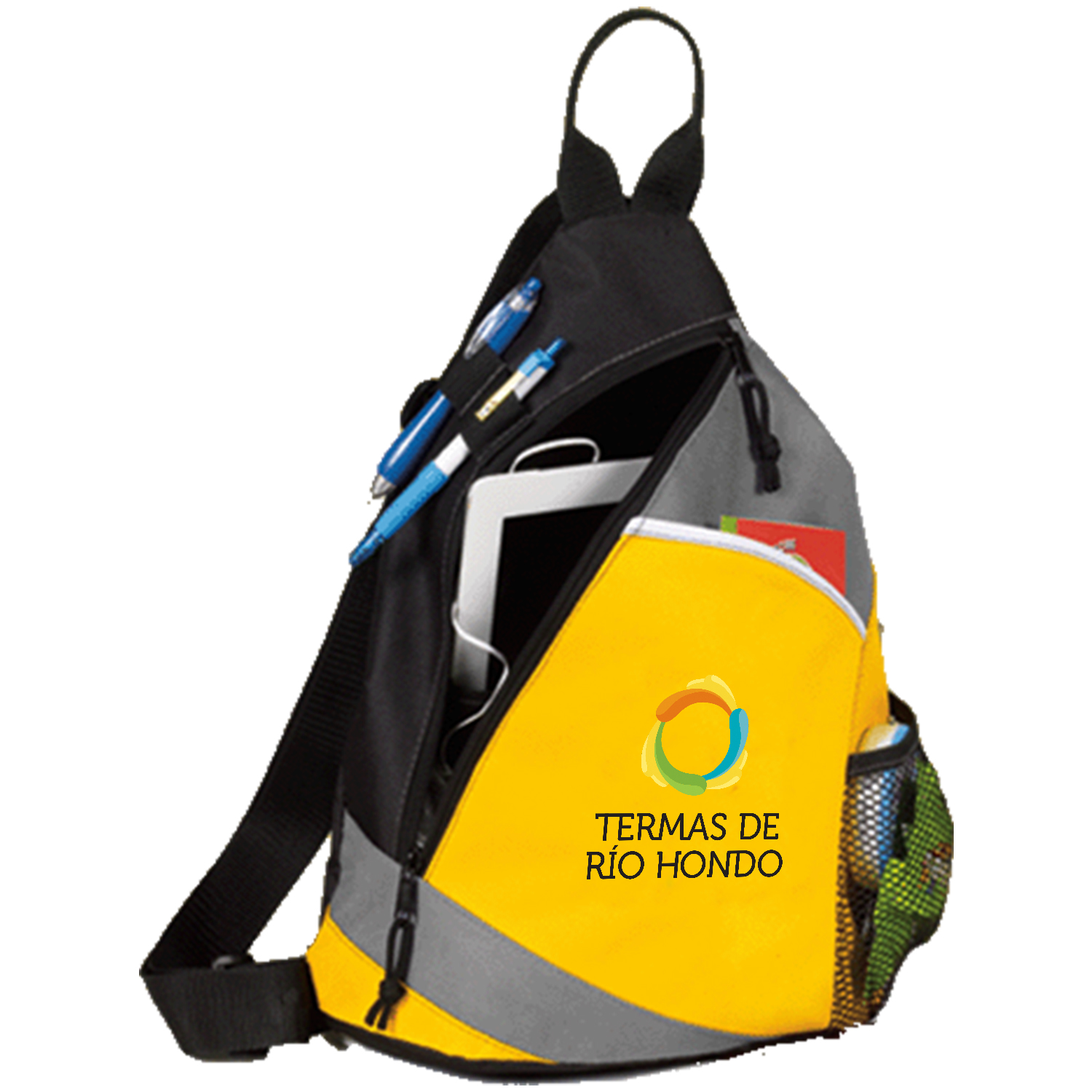 Premium Frosted Sling Crossbody Backpack (12” x 16” x 4”) 2