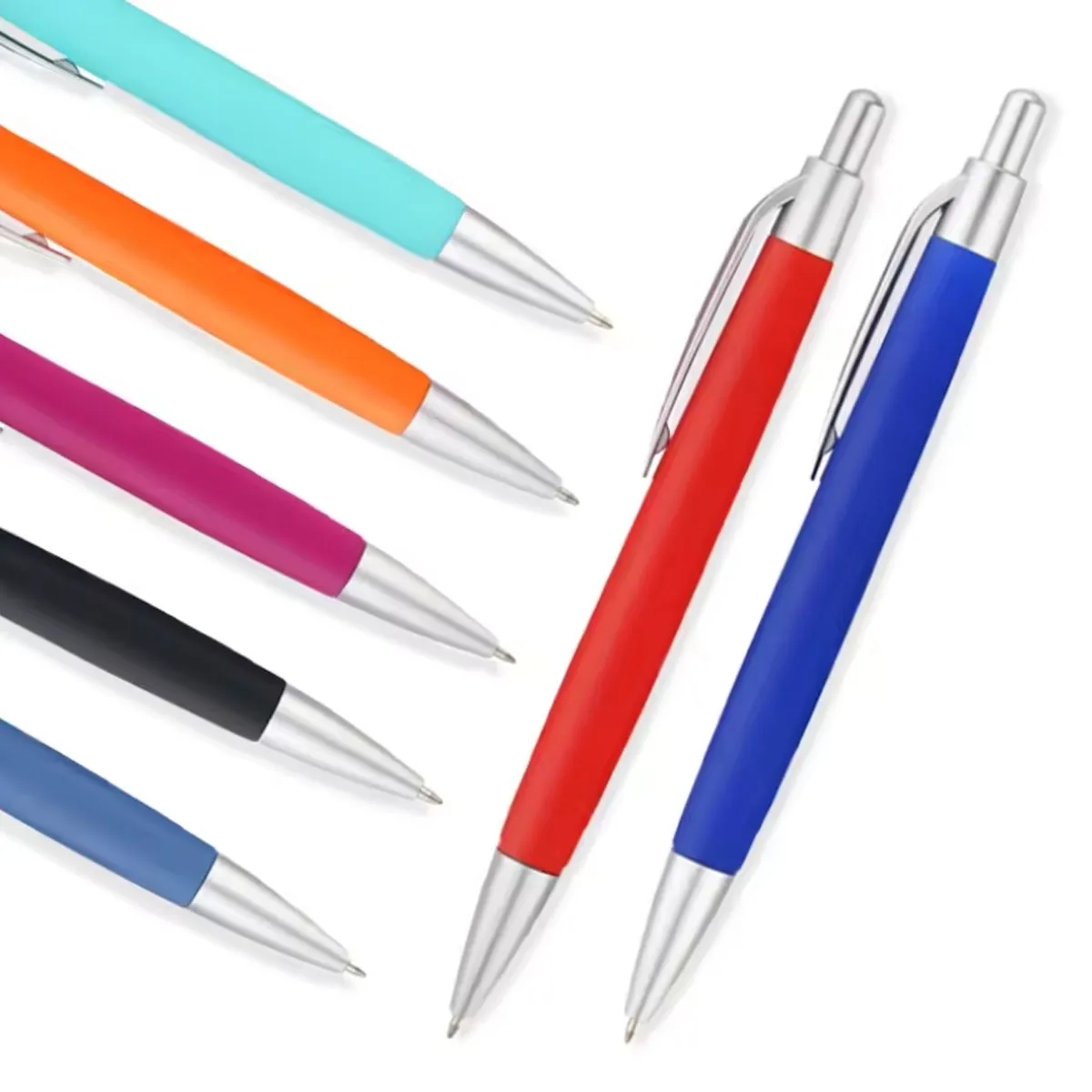 Colored Ballpoint Pens Medium Point Retractable Gel Ink 4