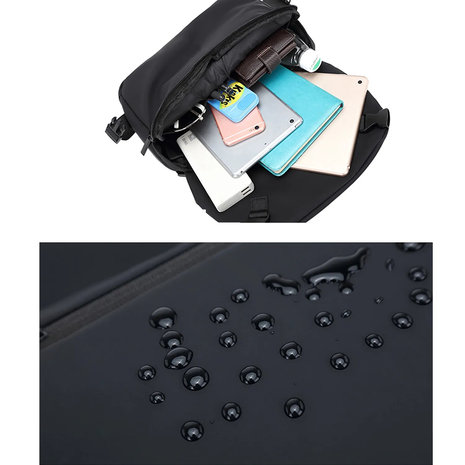 Men's One Fashion Student Casual Shoulder Bag 4