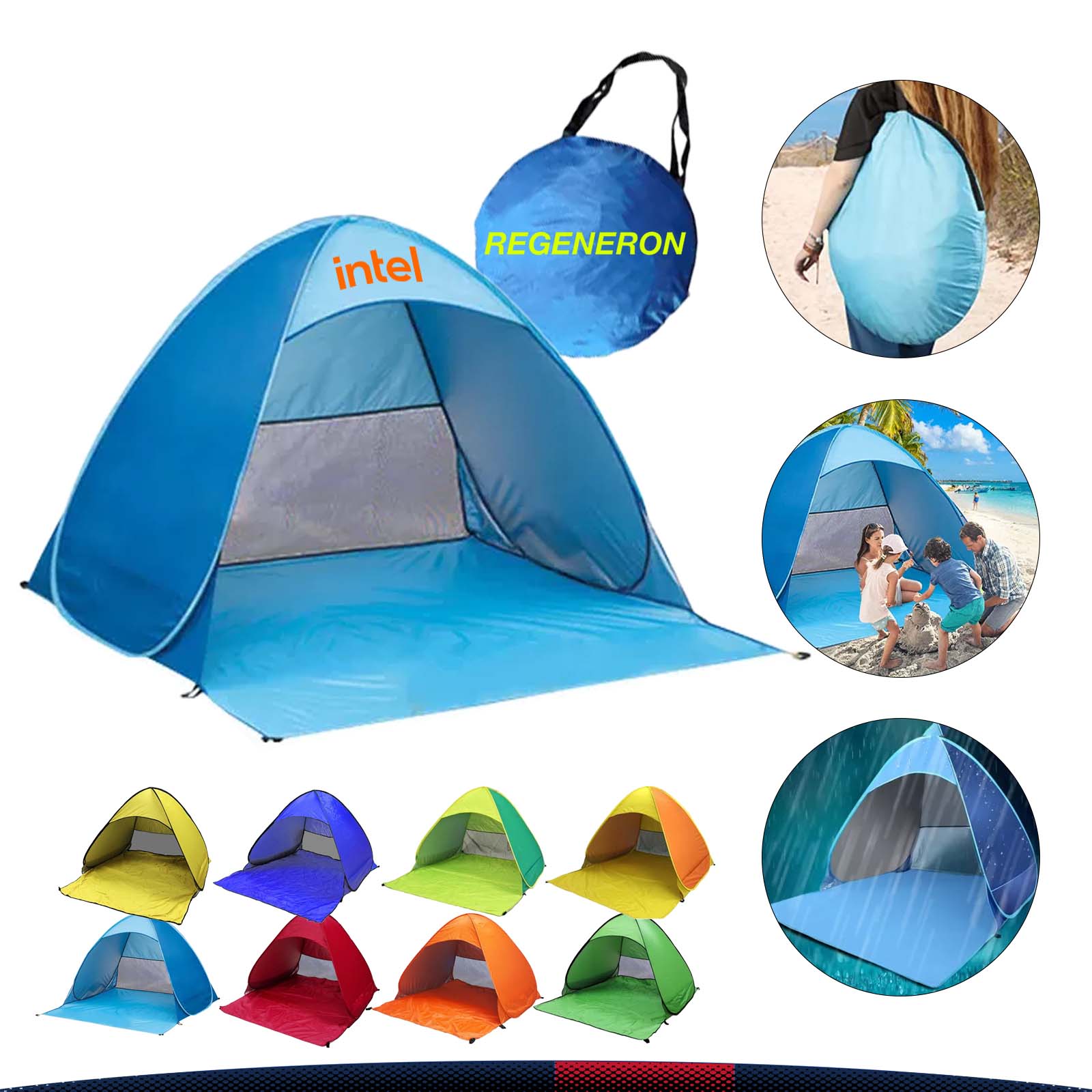 Easy pop up Beach Tent 2
