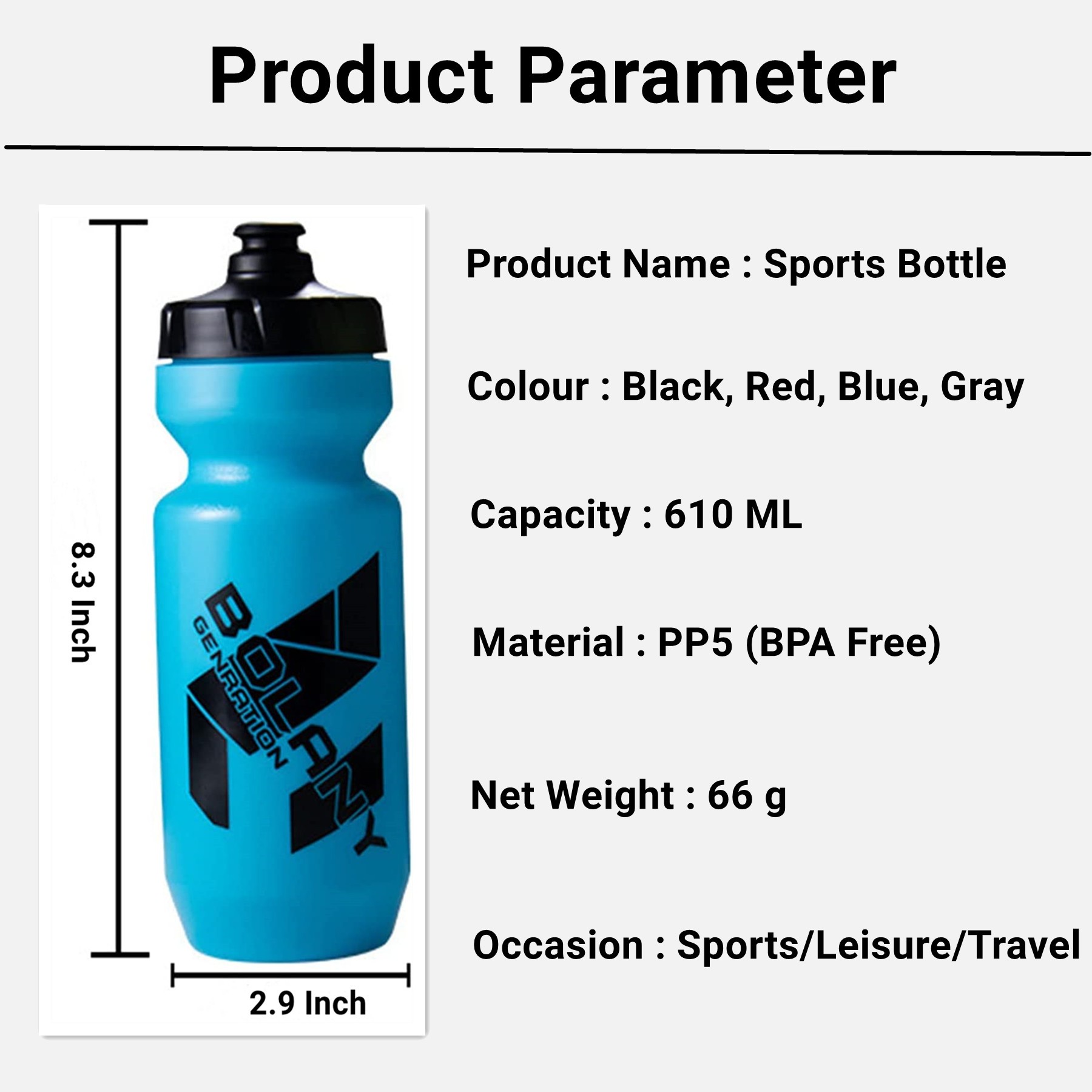 20Oz Cycling Water Bottle 4