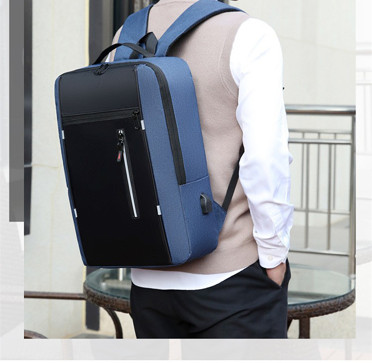 Oxford Laptop Backpack with USB Charging Port 10