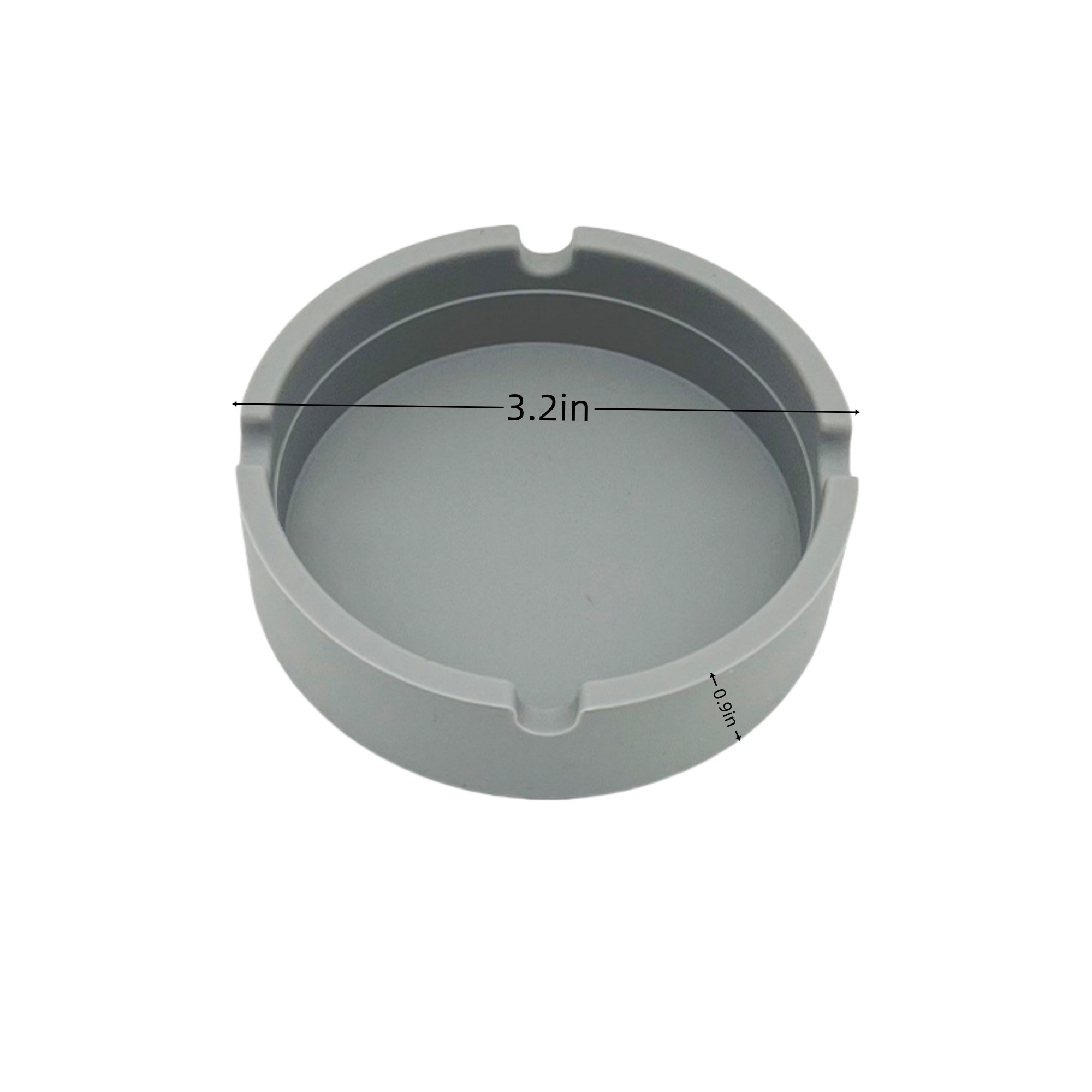Circular Custom Silicone Ashtray 3