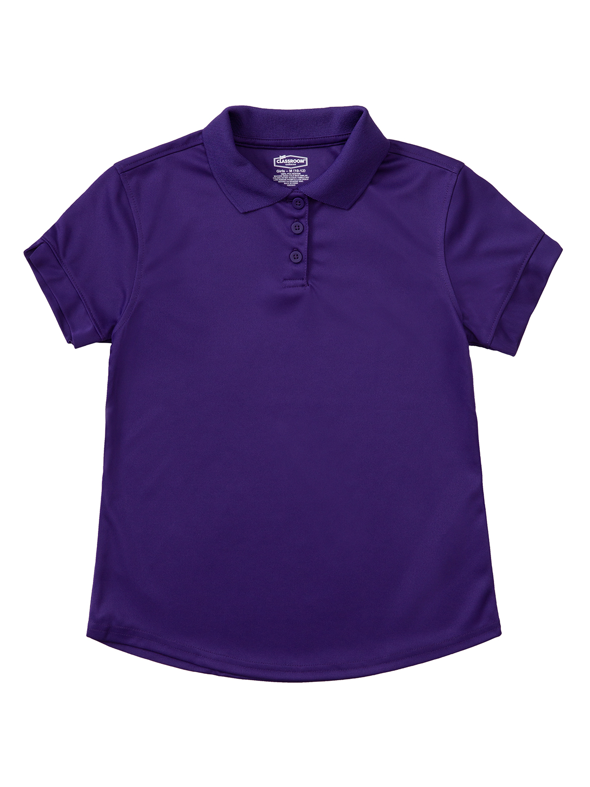 Classroom Uniforms - Girls' Short Sleeve Moisture Wicking Polo 3