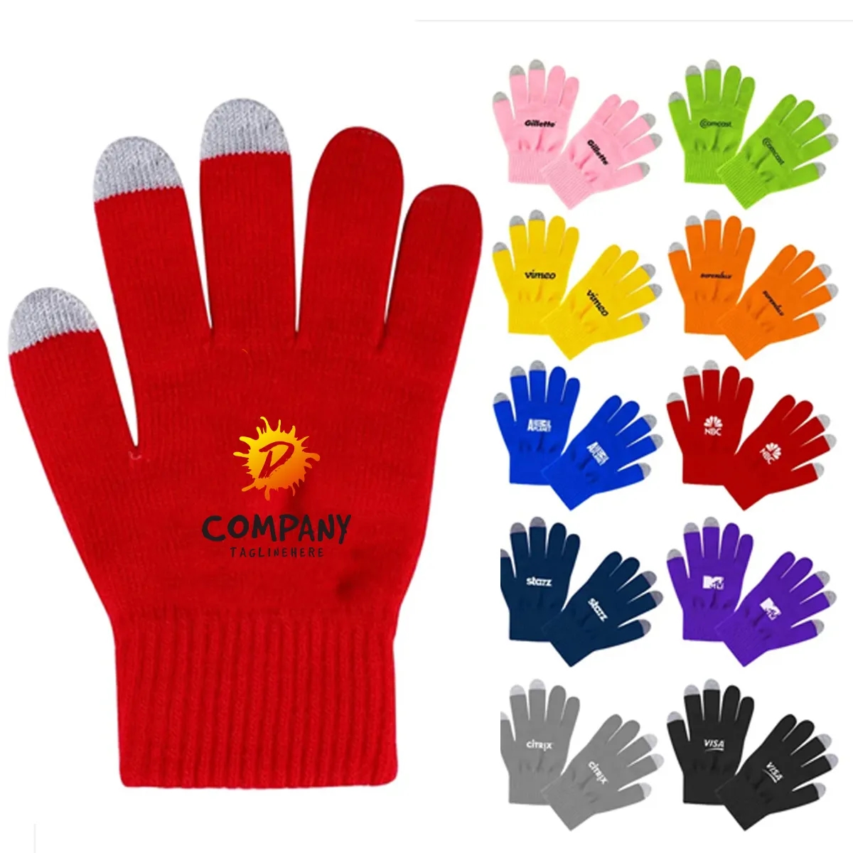 Smart Touchscreen Gloves - Full Color 4