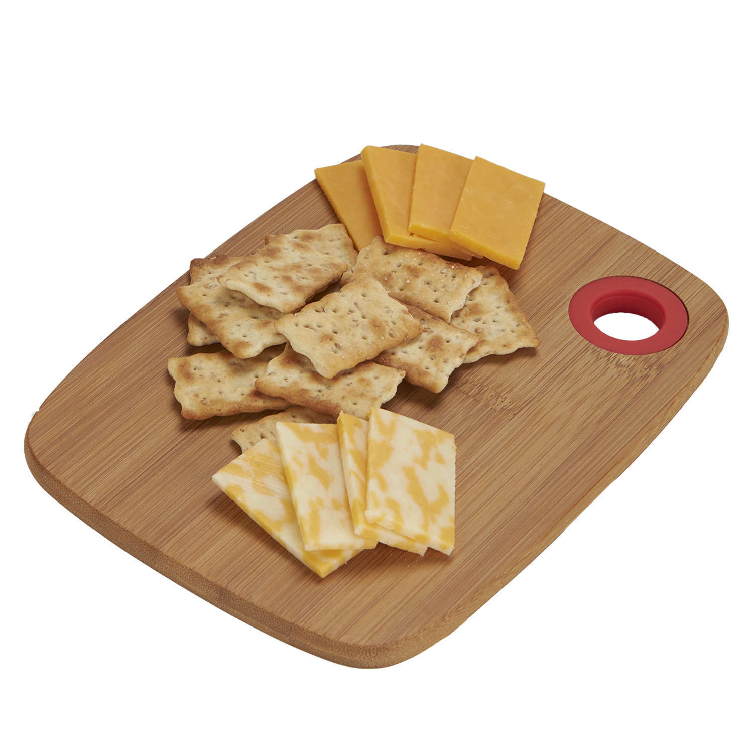 Bamboo Cutting Board with Silicone Ring 5